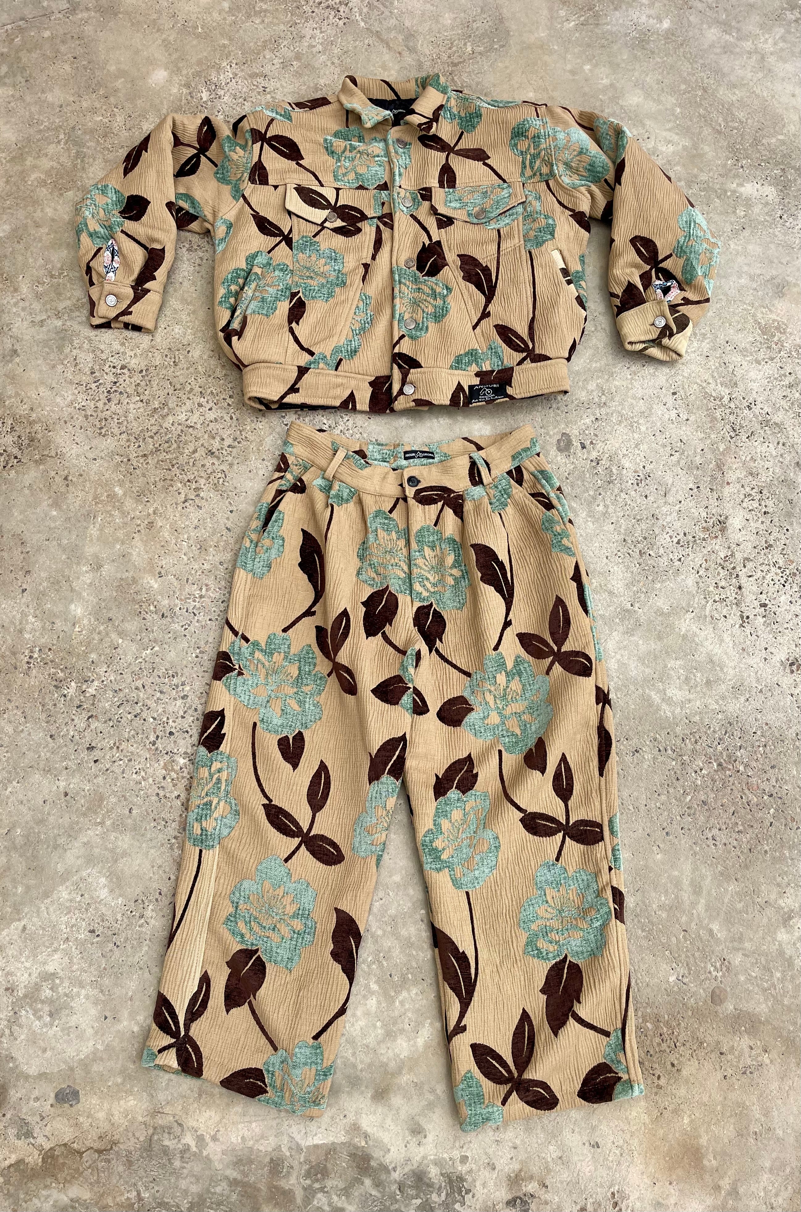 Moroccan hand made unique multicolour Carpet set UNISEX