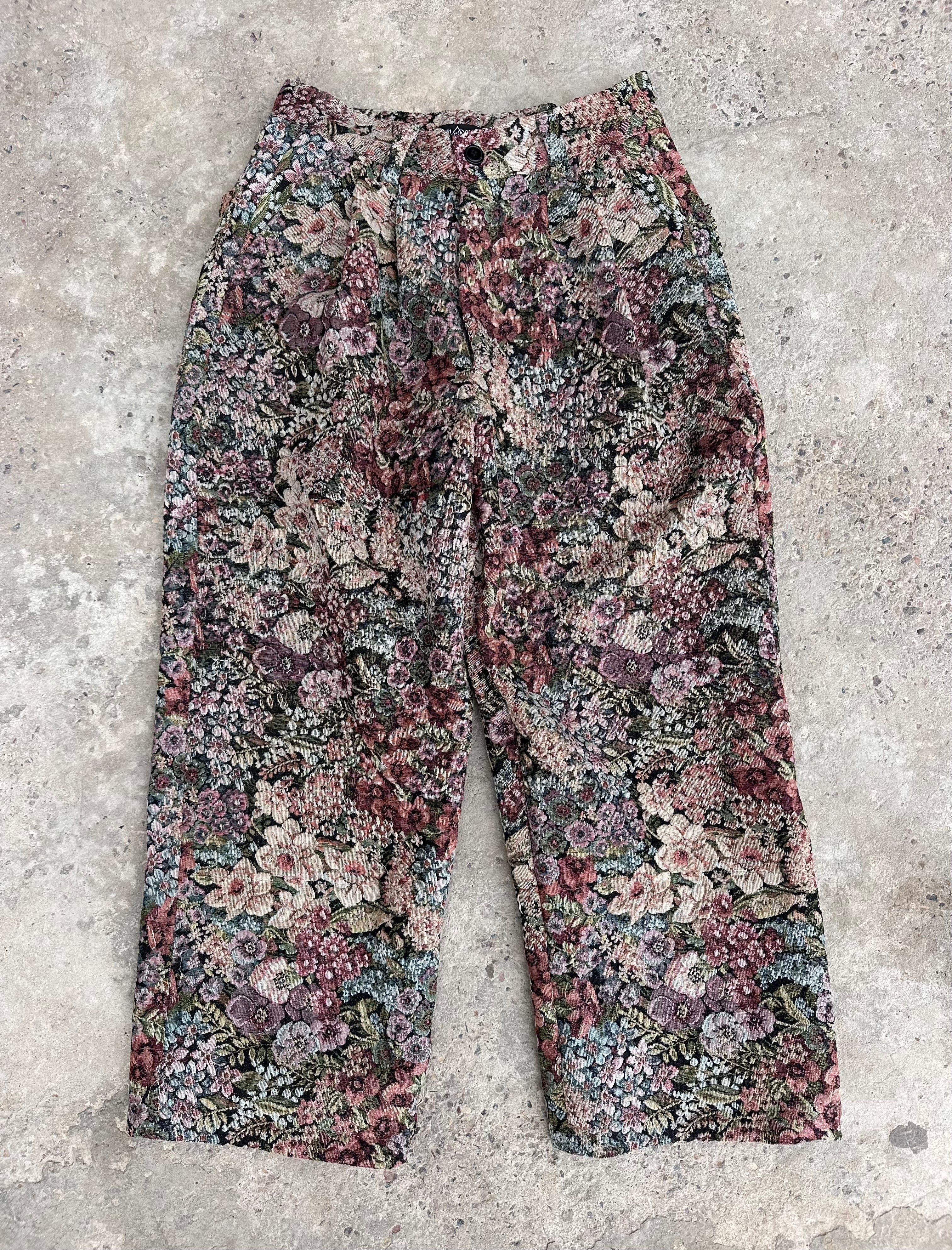 Anouris Original PANT with wide legs Floral print “Carpet” UNISEX