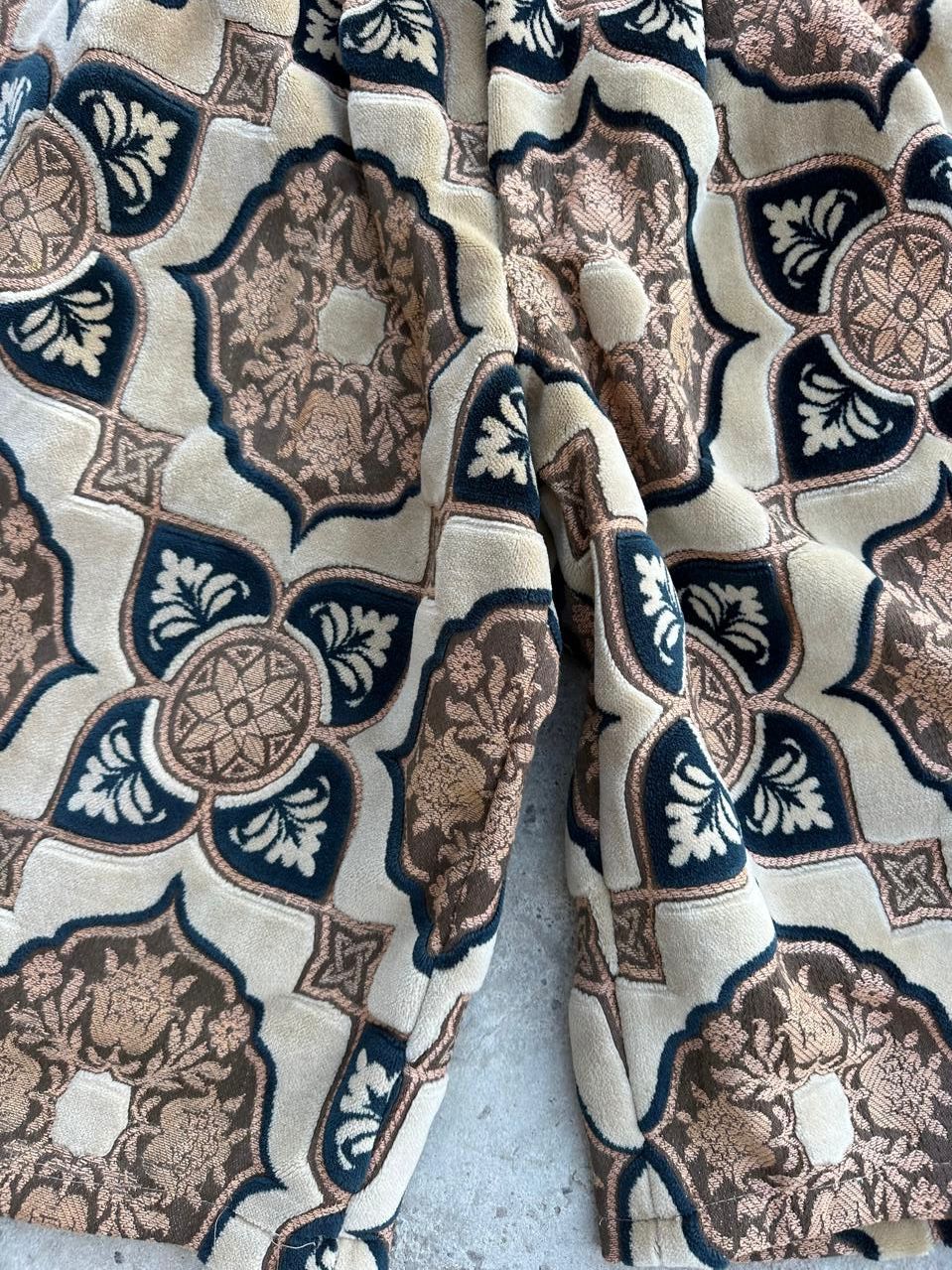 Anouris Original SHORT with wide legs light Brown print “Carpet” UNISEX
