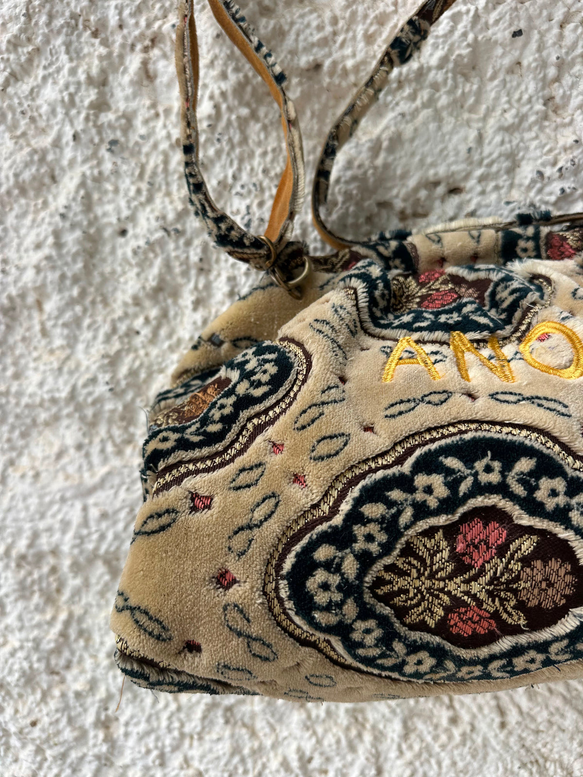 Anouri Original Royal yellow Carpet Wrist Bag