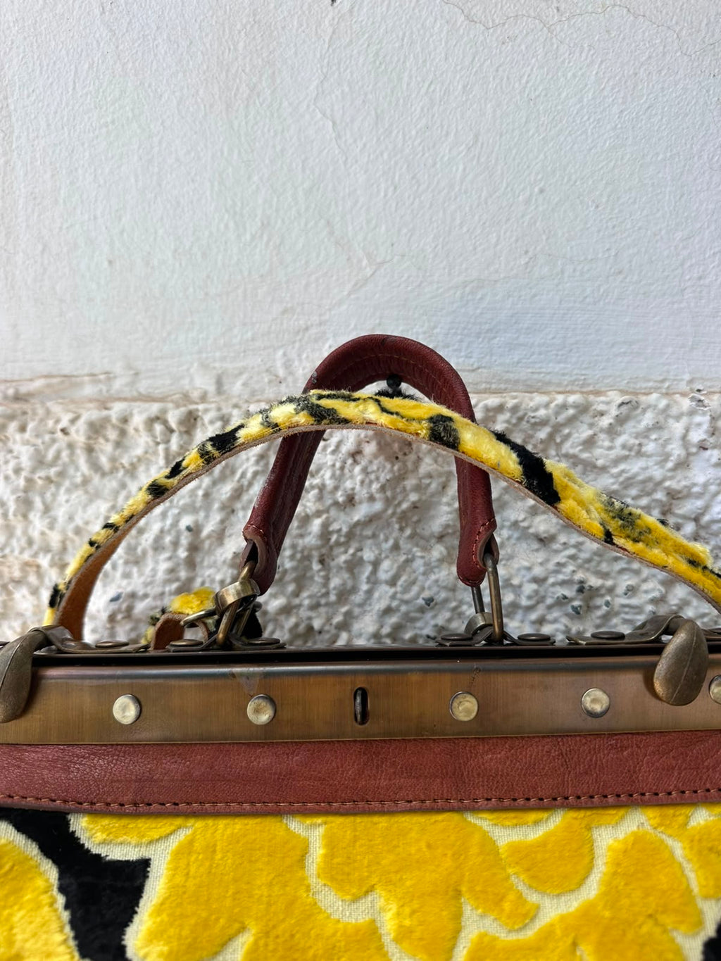 Anouri Original Emerald Heritage Frame Carpet Bag