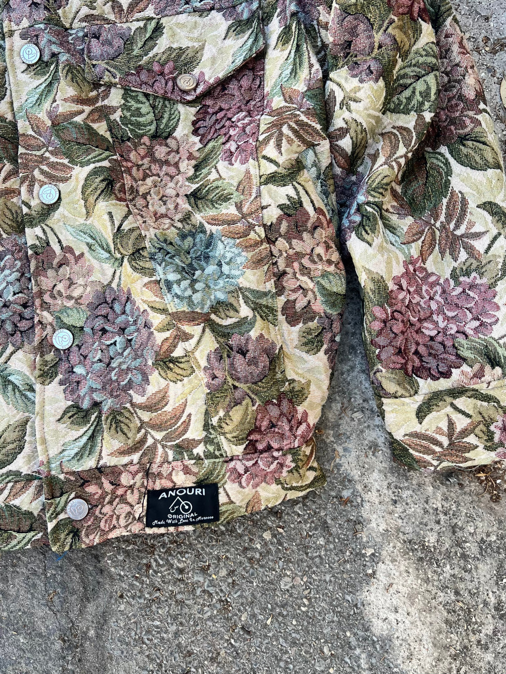 Moroccan hand made with unique colorful color ,  carpet Jacket UNISEX