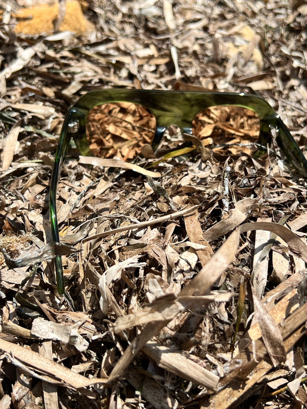 Atlas Collection Green Sunglasses , Handmade in Morocco, Premium Lightweight Frames with a Bold Modern Silhouette