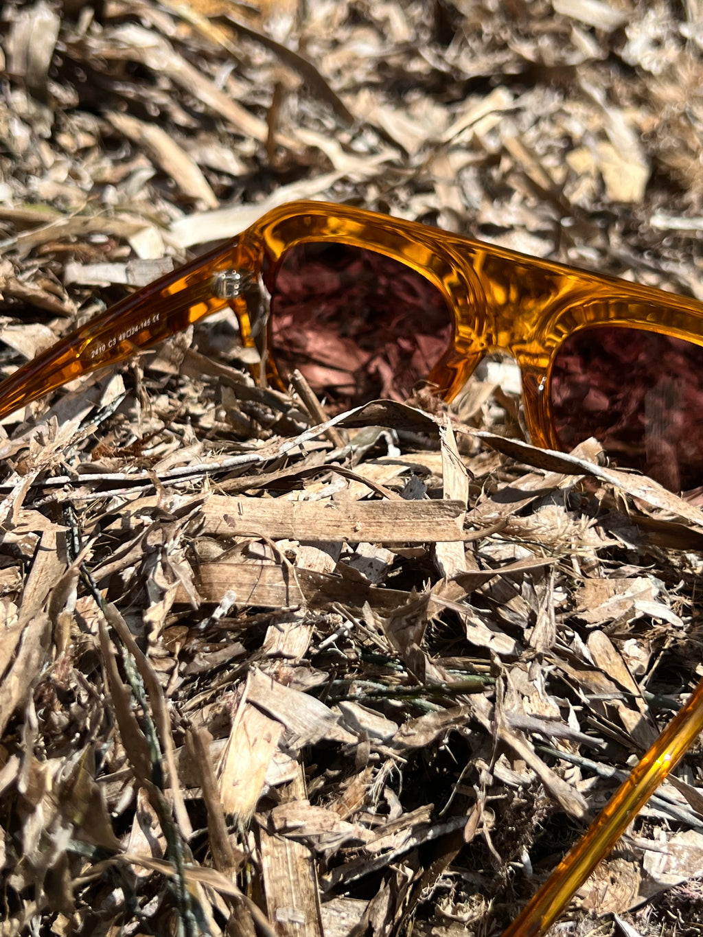 Atlas Orange Sunglasses , Handmade in Morocco with a Bold Contemporary Design and Lightweight Everyday Comfort