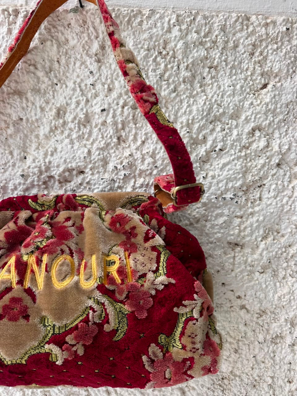 Anouri Original Royal red Carpet Wrist Bag