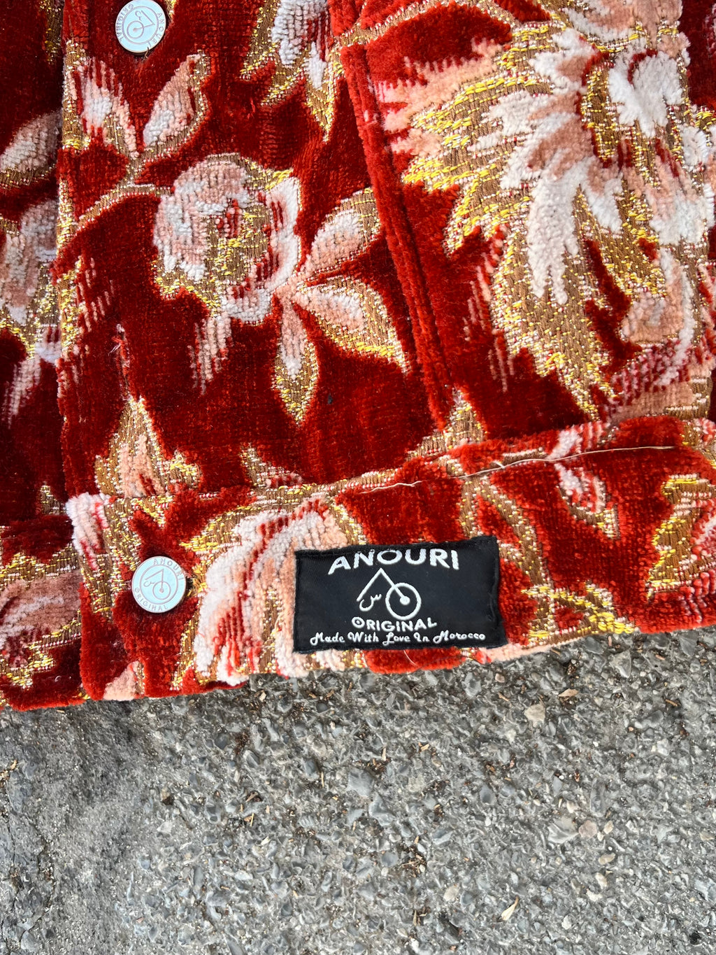 Moroccan hand made with unique Orange and yellow color,  carpet Jacket UNISEX