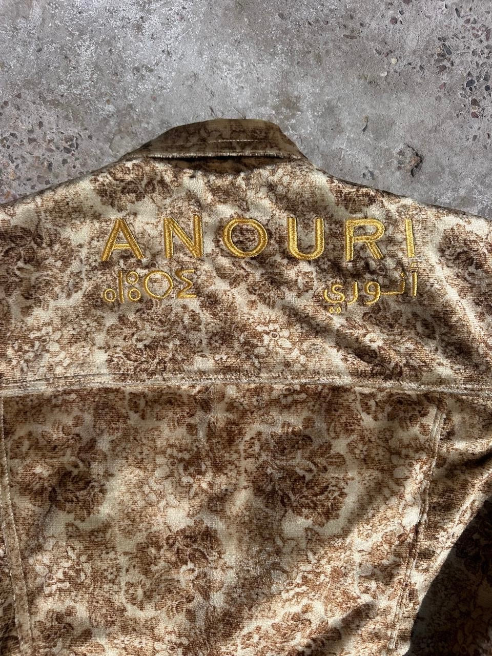 Moroccan hand made with unique brown and yellow color,  carpet Jacket UNISEX