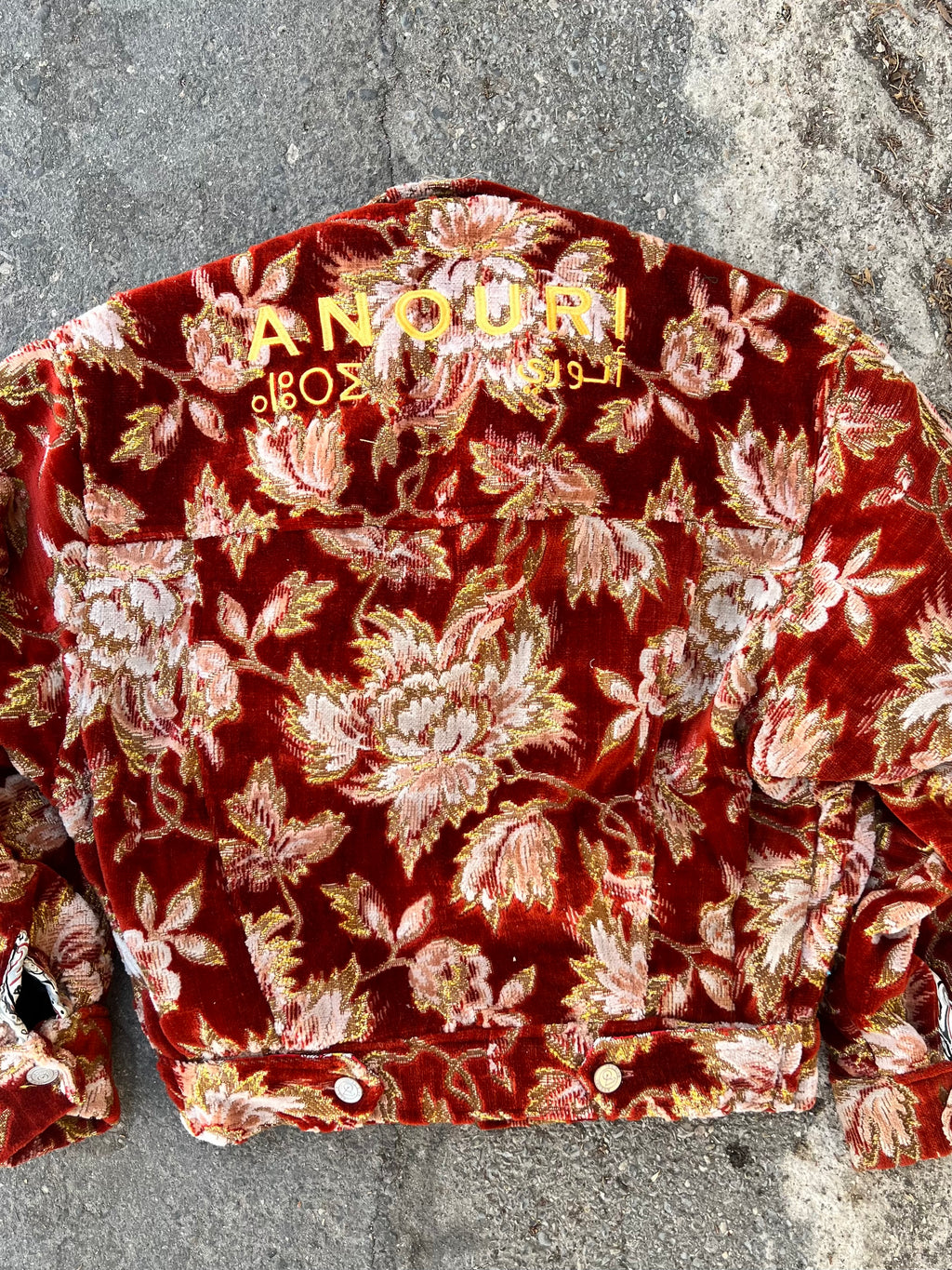 Moroccan hand made with unique Orange and yellow color,  carpet Jacket UNISEX