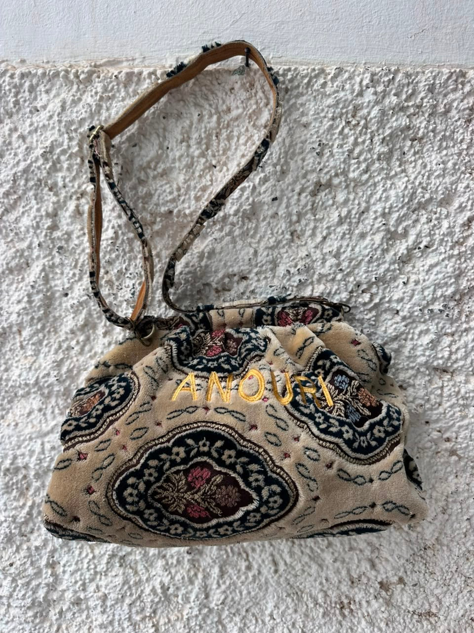 Anouri Original Royal yellow Carpet Wrist Bag