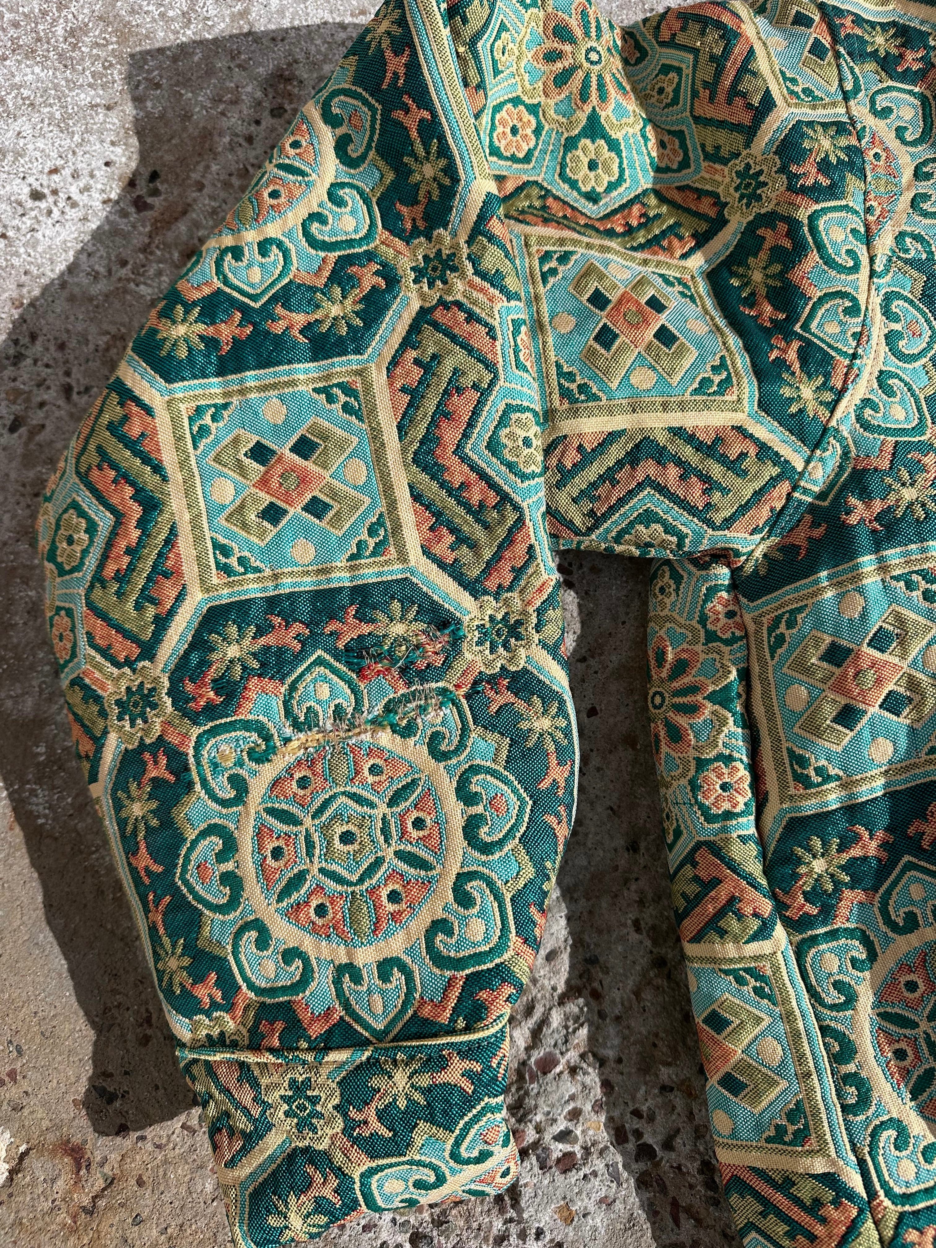 Moroccan hand made unique light green Carpet set UNISEX