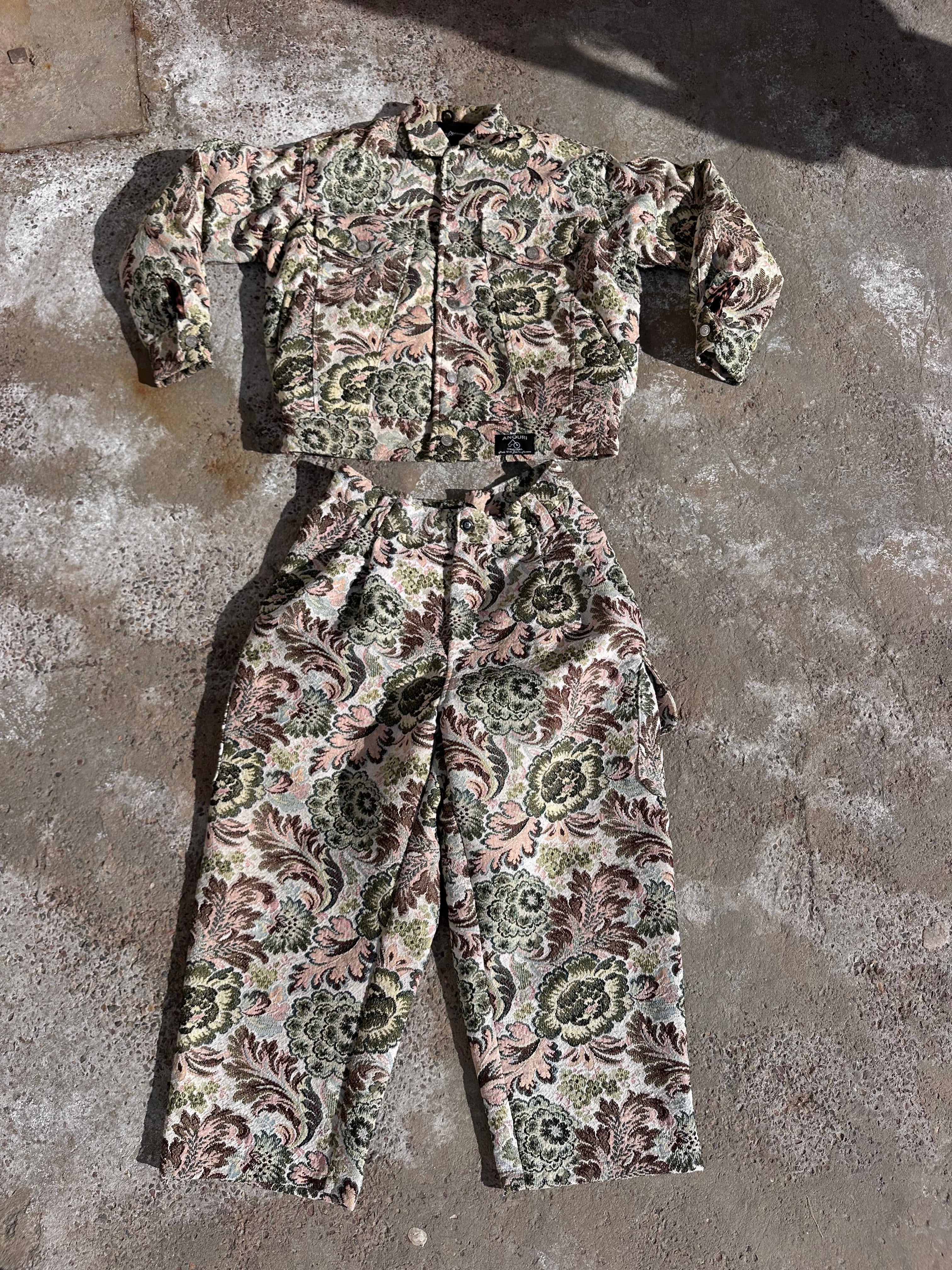 Moroccan hand made unique flower Carpet set UNISEX