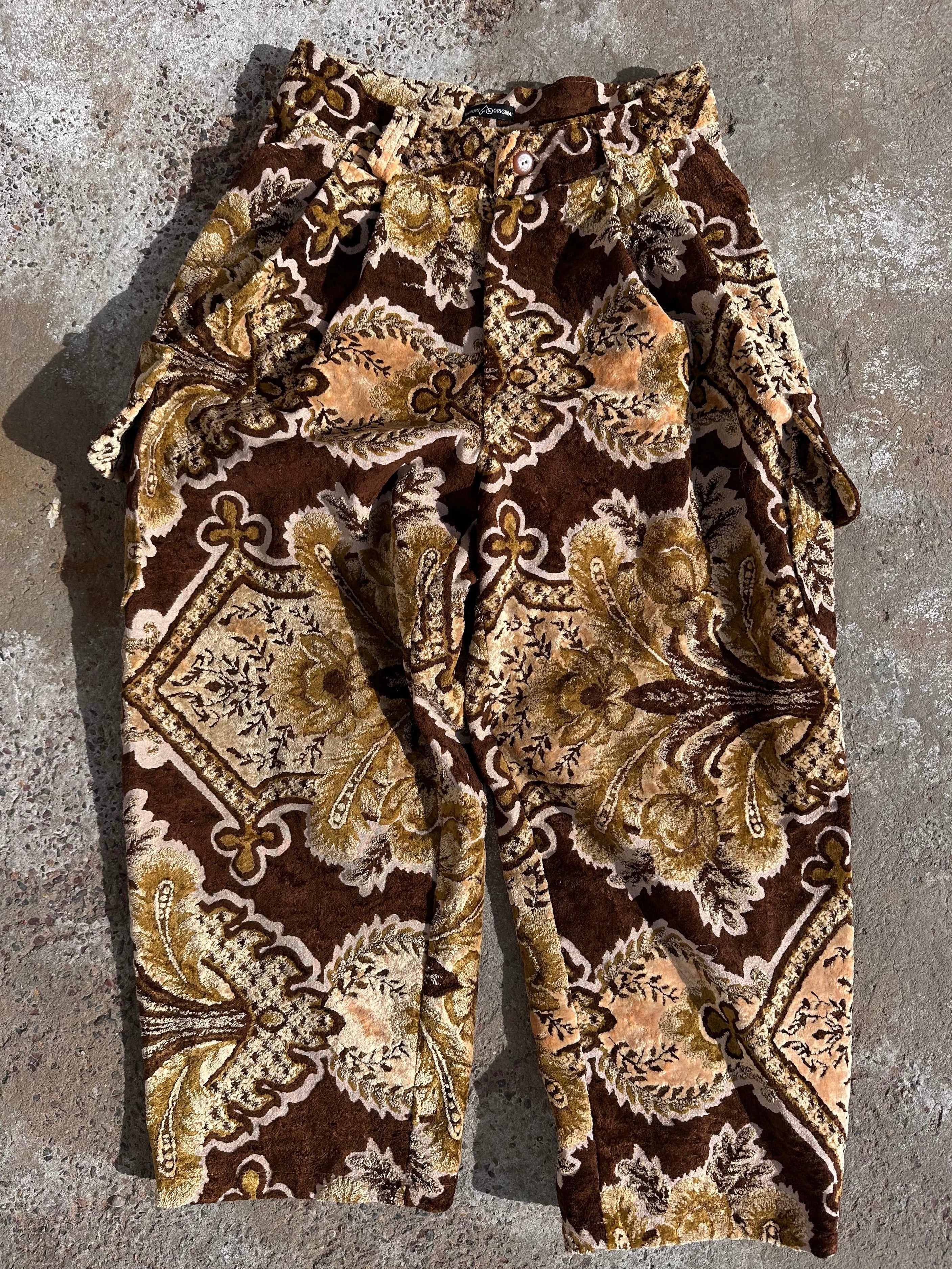 Moroccan hand made unique burlap and brown Carpet and burlap set UNISEX