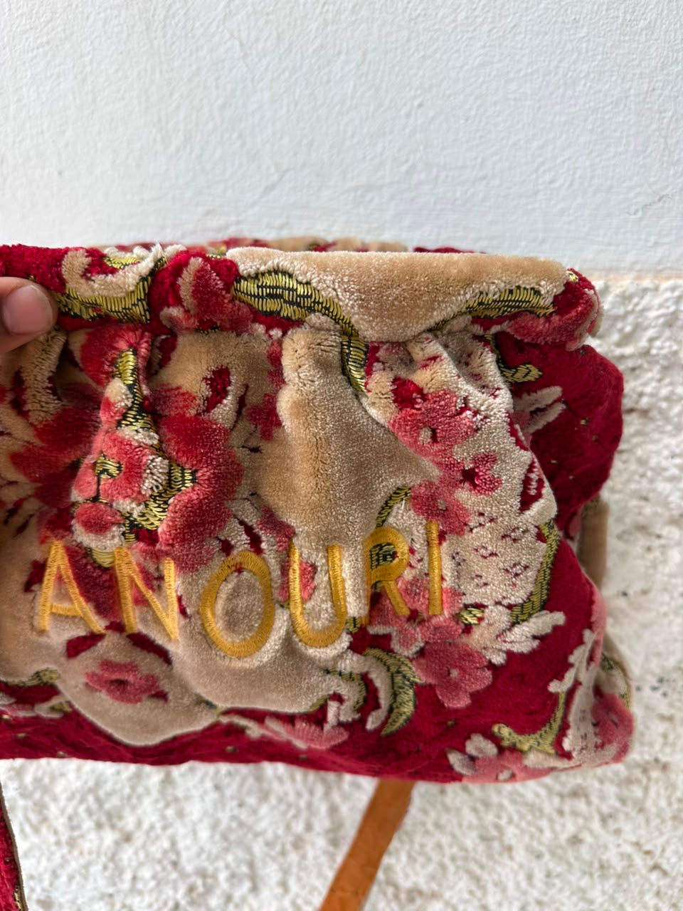 Anouri Original Royal red Carpet Wrist Bag