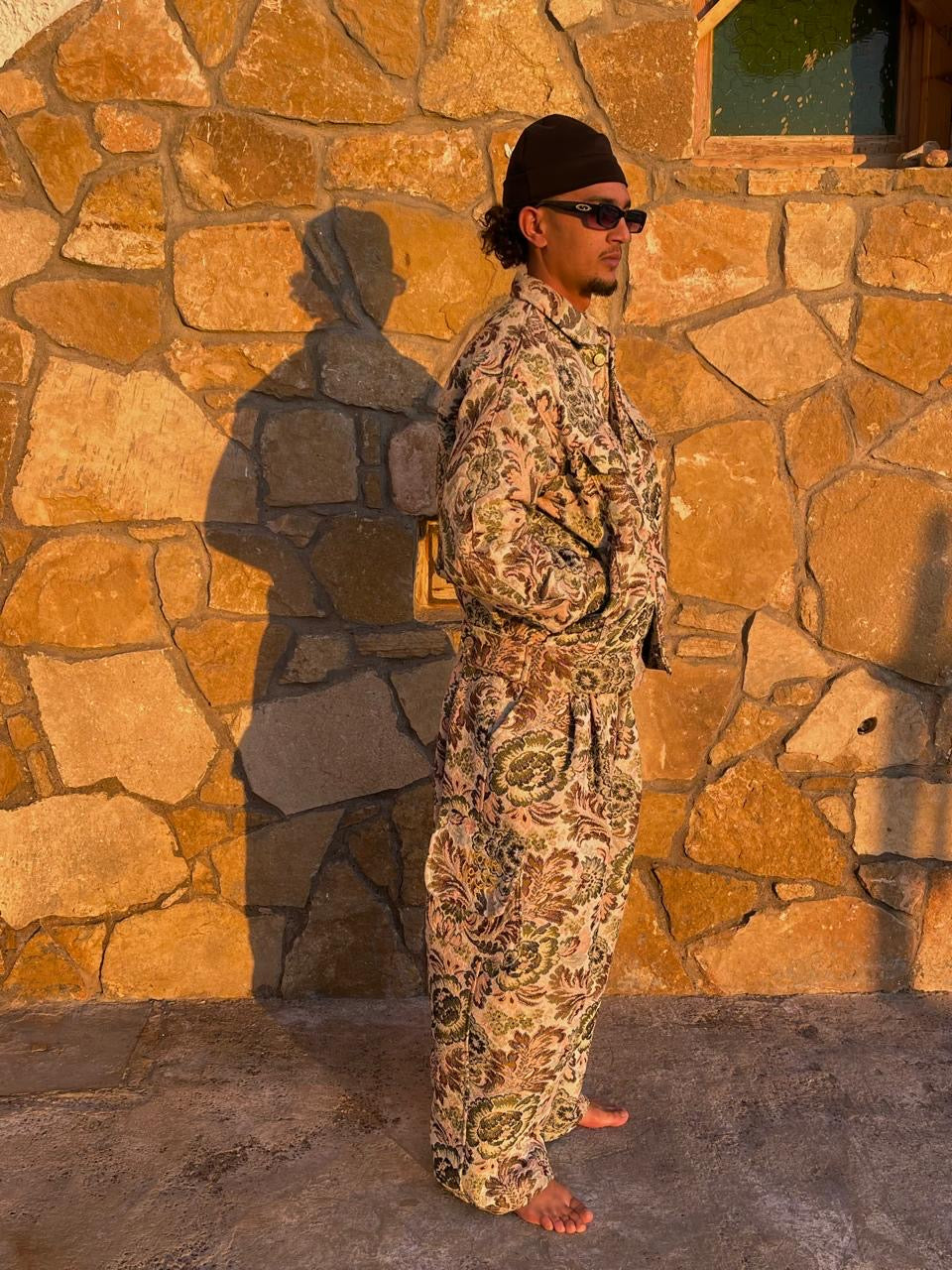 Moroccan hand made unique flower Carpet set UNISEX