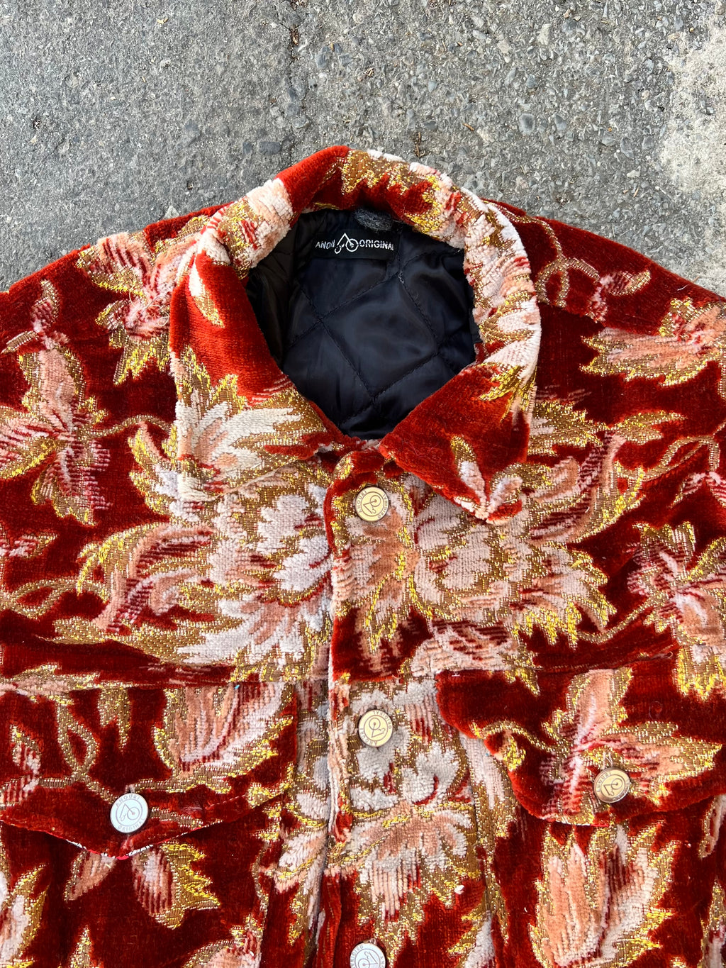 Moroccan hand made with unique Orange and yellow color,  carpet Jacket UNISEX