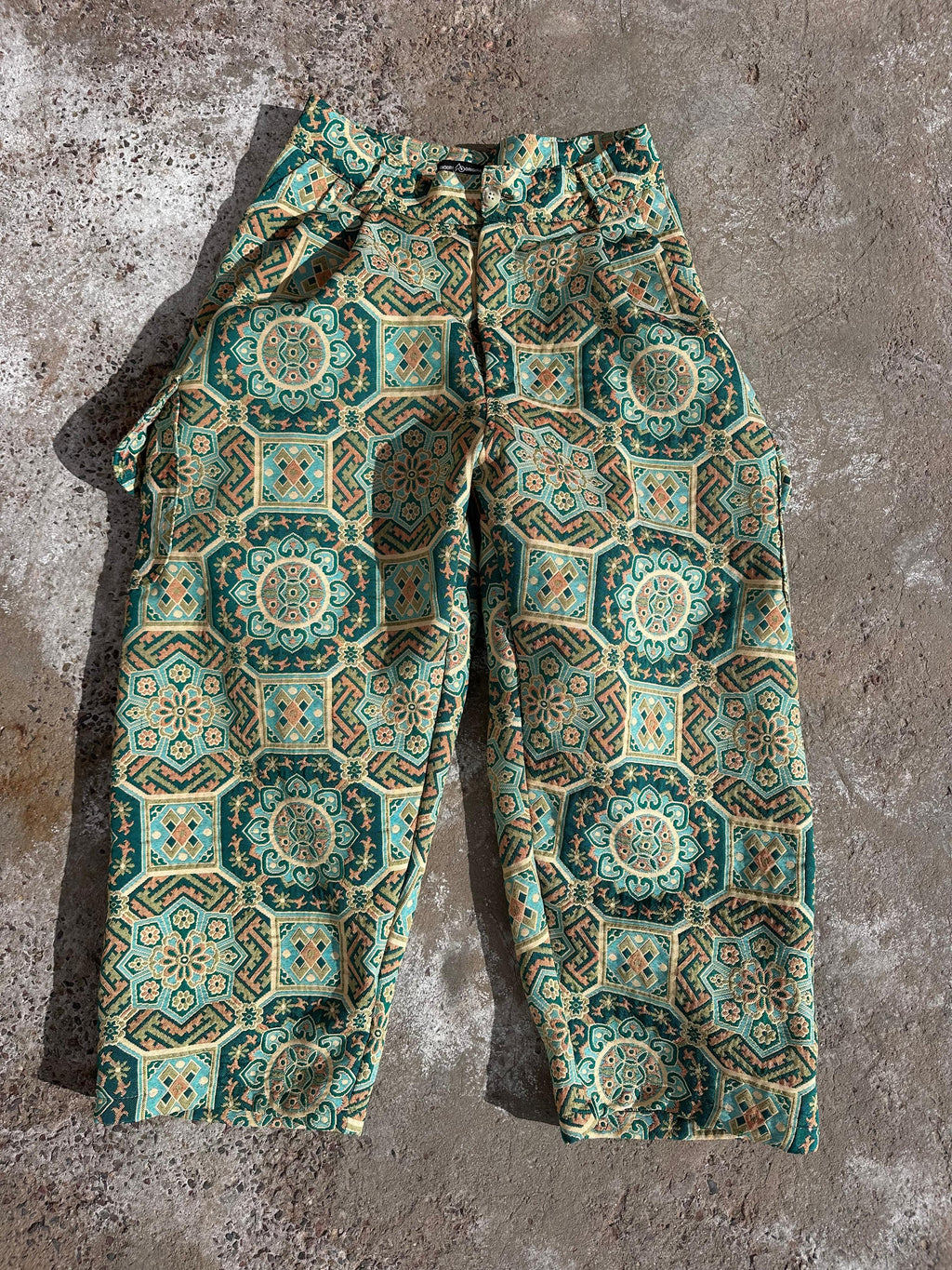 Moroccan hand made unique light green Carpet set UNISEX