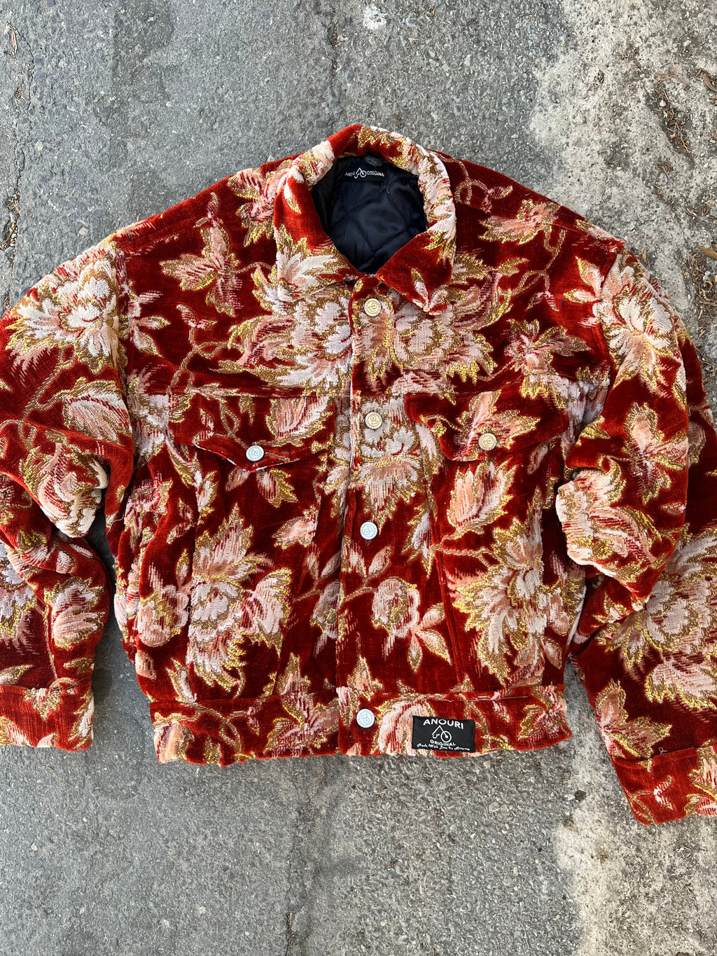 Moroccan hand made with unique Orange and yellow color,  carpet Jacket UNISEX