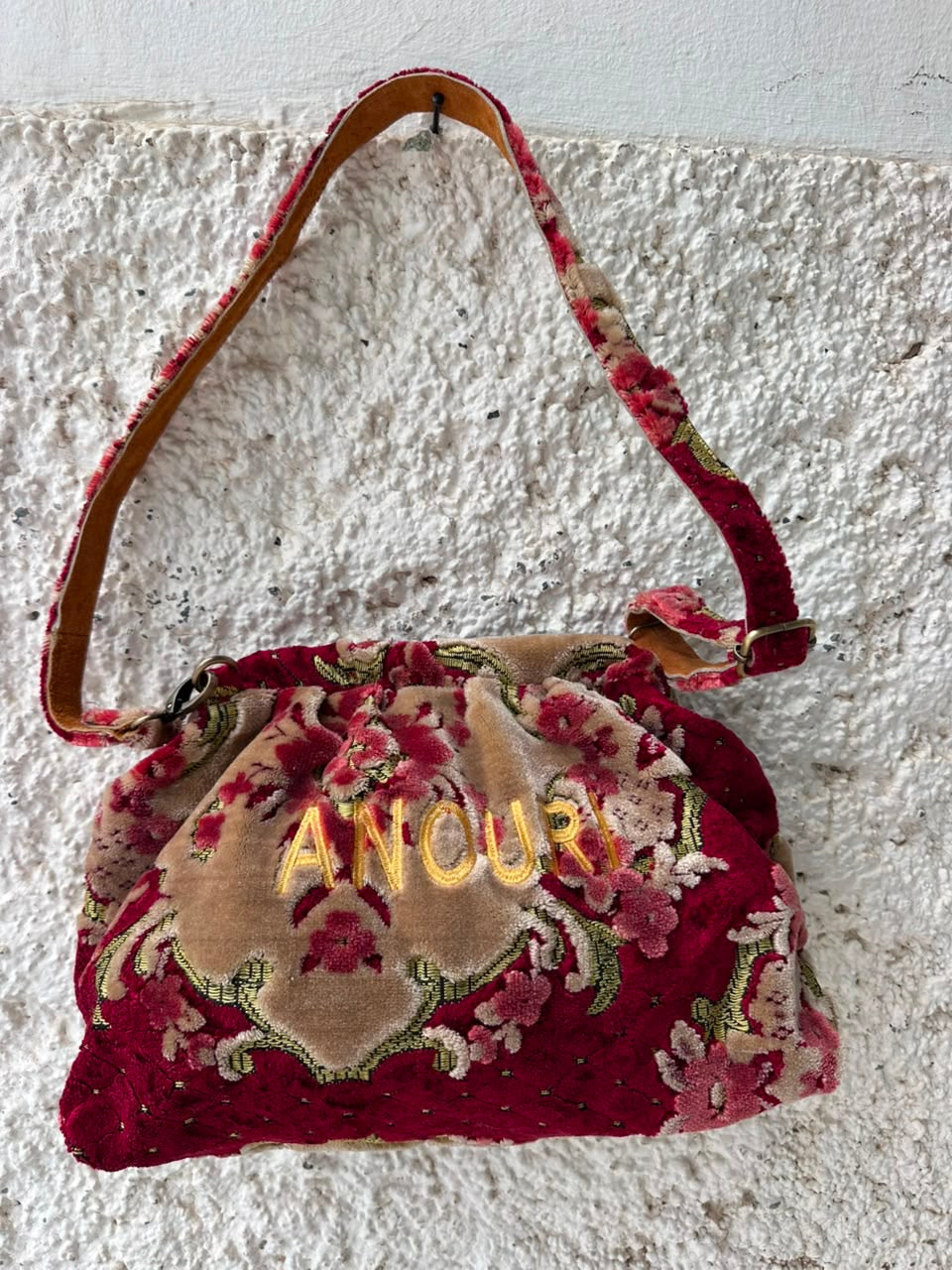 Anouri Original Royal red Carpet Wrist Bag