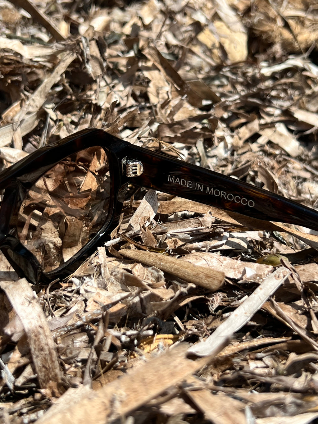 Atlas Collection Brown Sunglasses , Handmade in Morocco, Premium Lightweight Frames with a Warm Earth-Tone Modern Design