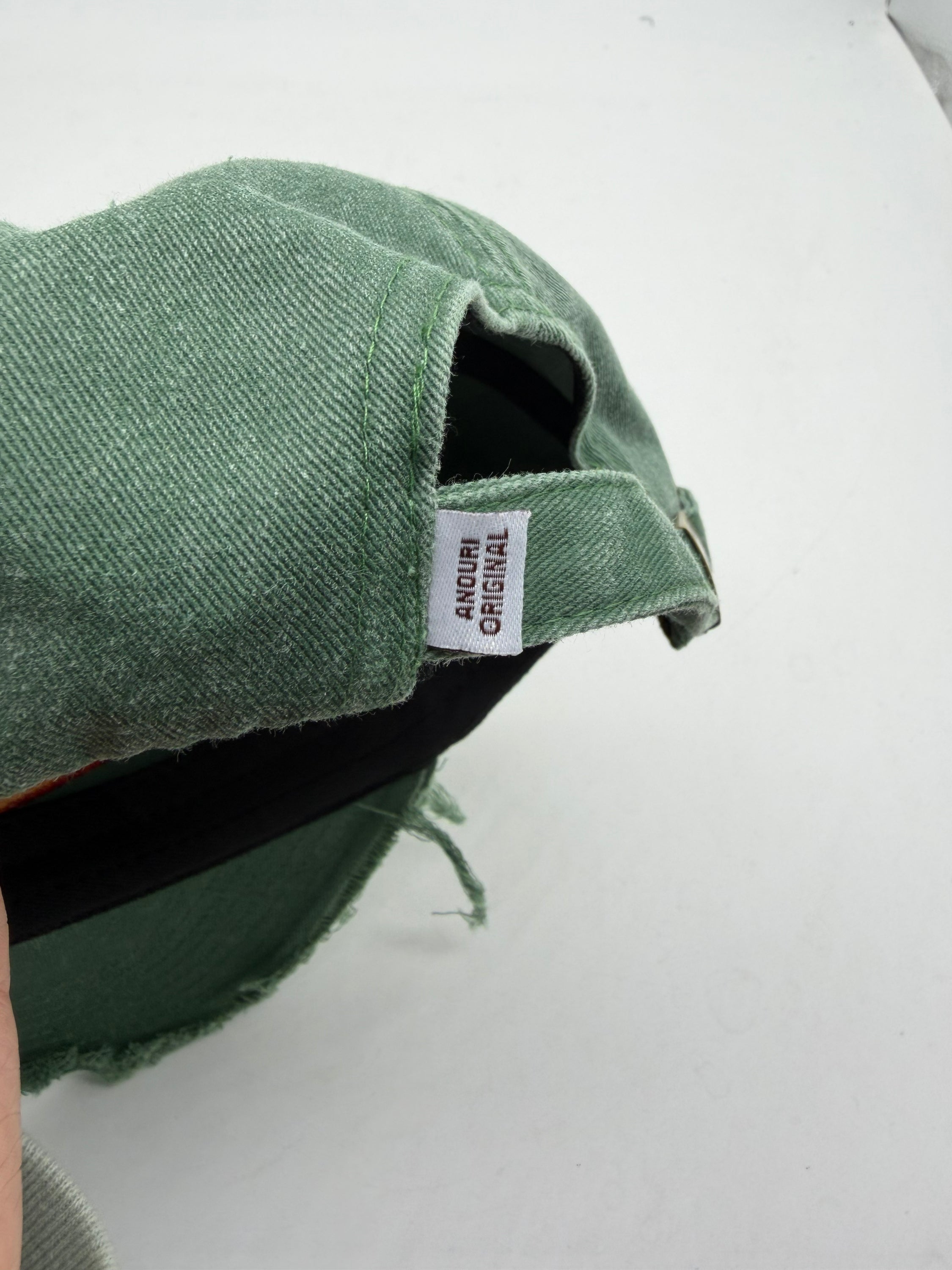 Anouri Vintage Distressed Baseball Cap , Limited Edition Sage Green Hat