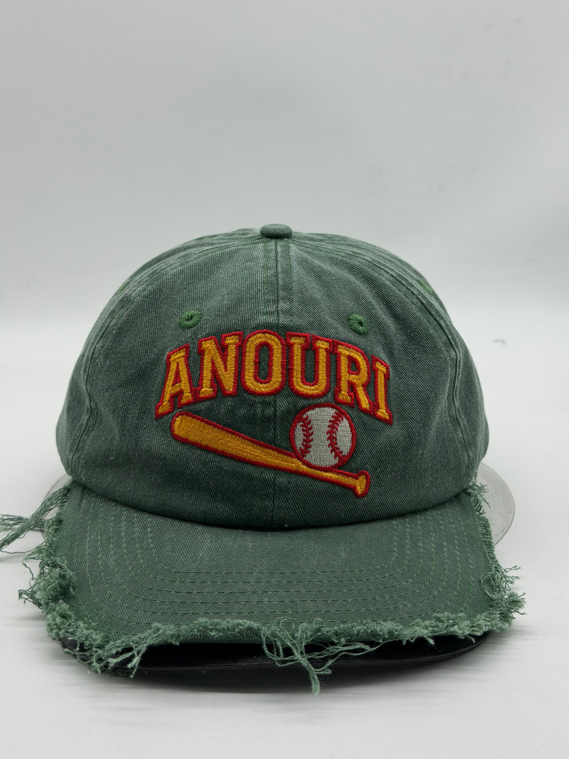 Anouri Vintage Distressed Baseball Cap , Limited Edition Sage Green Hat