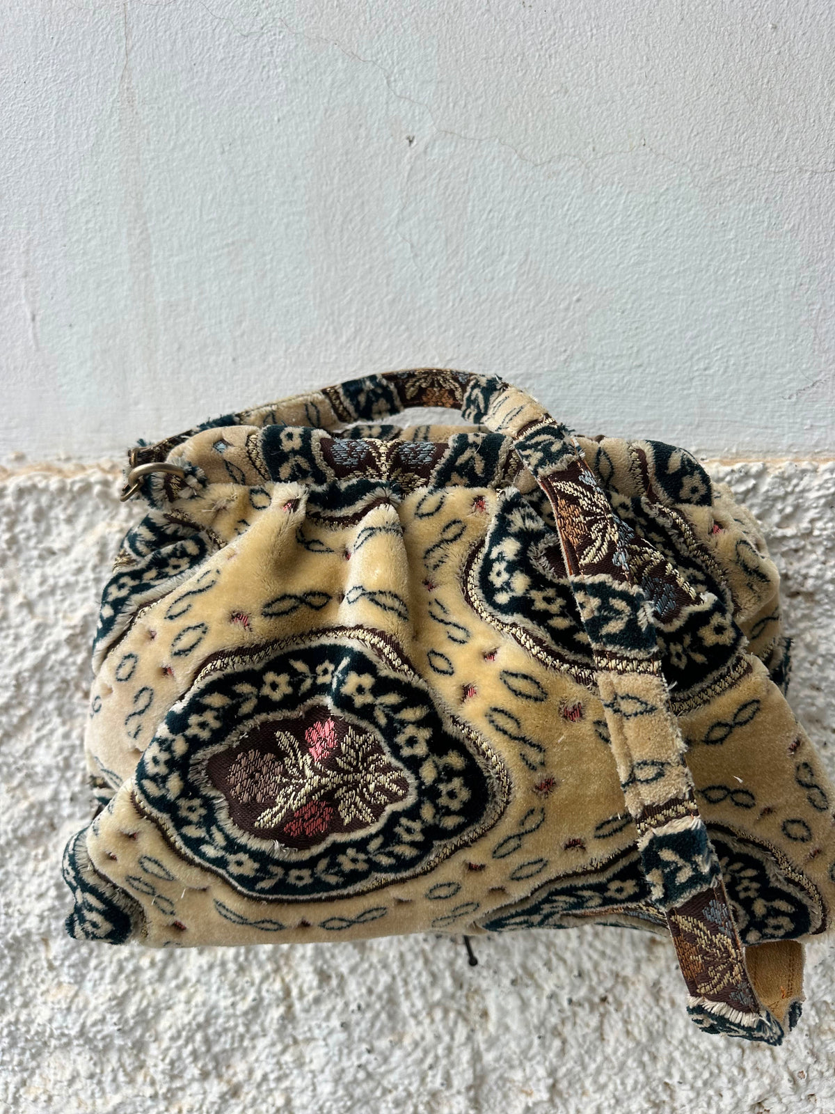 Anouri Original Royal yellow Carpet Wrist Bag