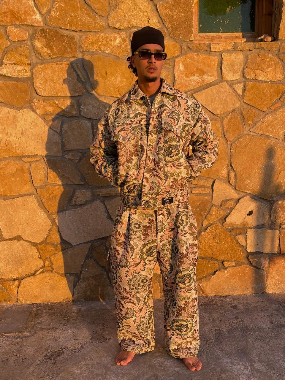 Moroccan hand made unique flower Carpet set UNISEX