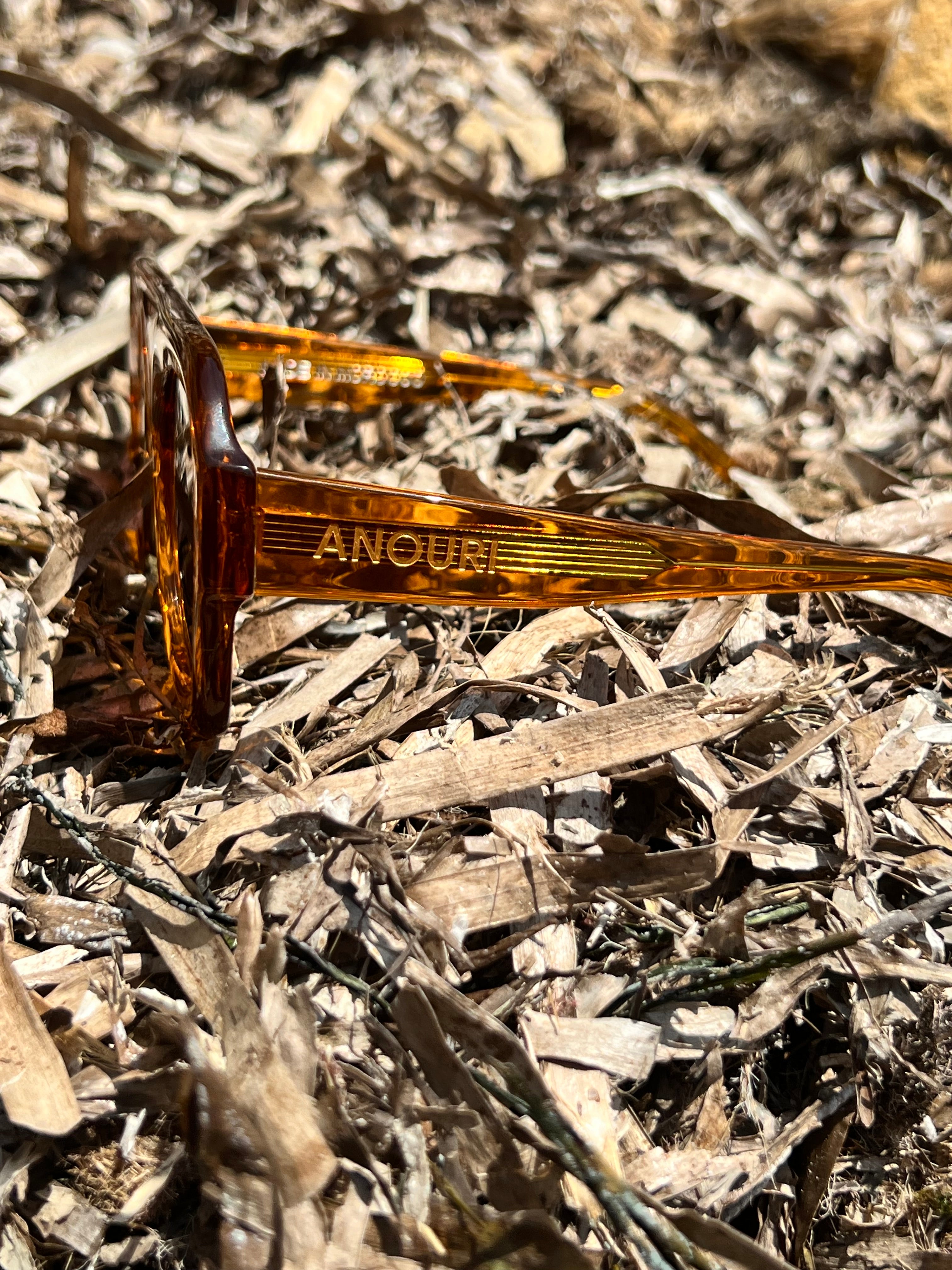 Atlas Orange Sunglasses , Handmade in Morocco with a Bold Contemporary Design and Lightweight Everyday Comfort