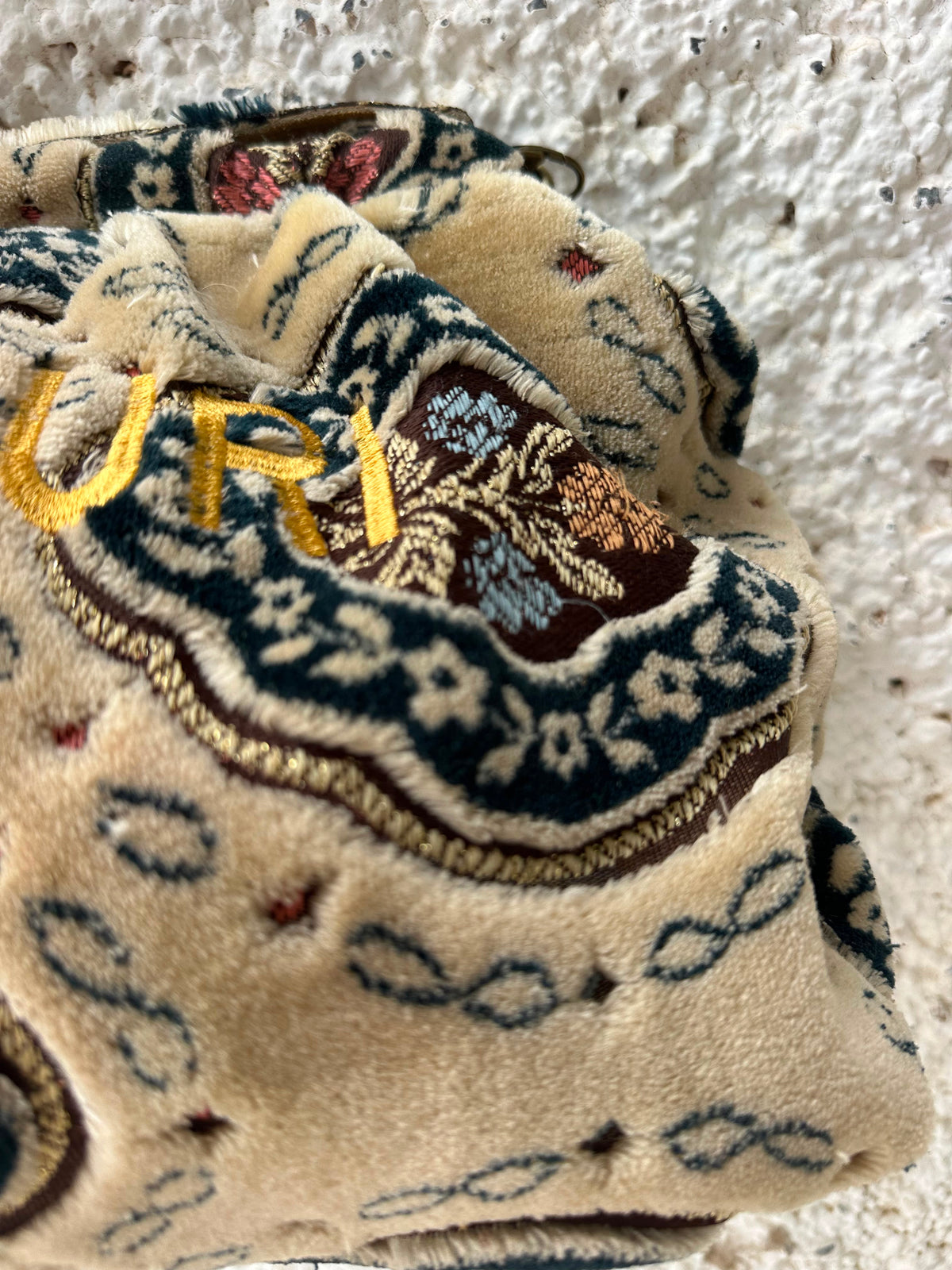 Anouri Original Royal yellow Carpet Wrist Bag