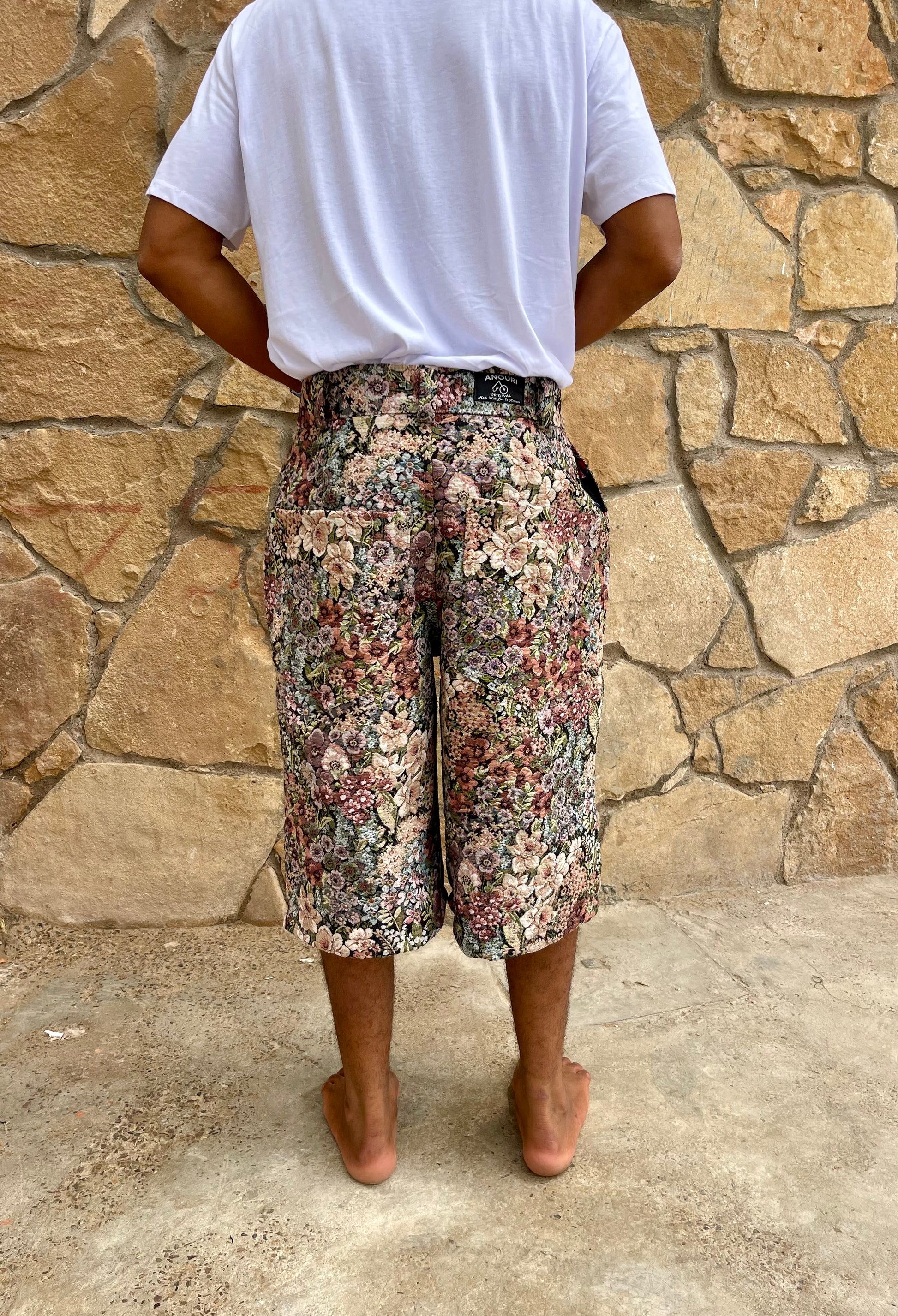 Anouris Original SHORT with wide legs Floral print “Carpet” UNISEX