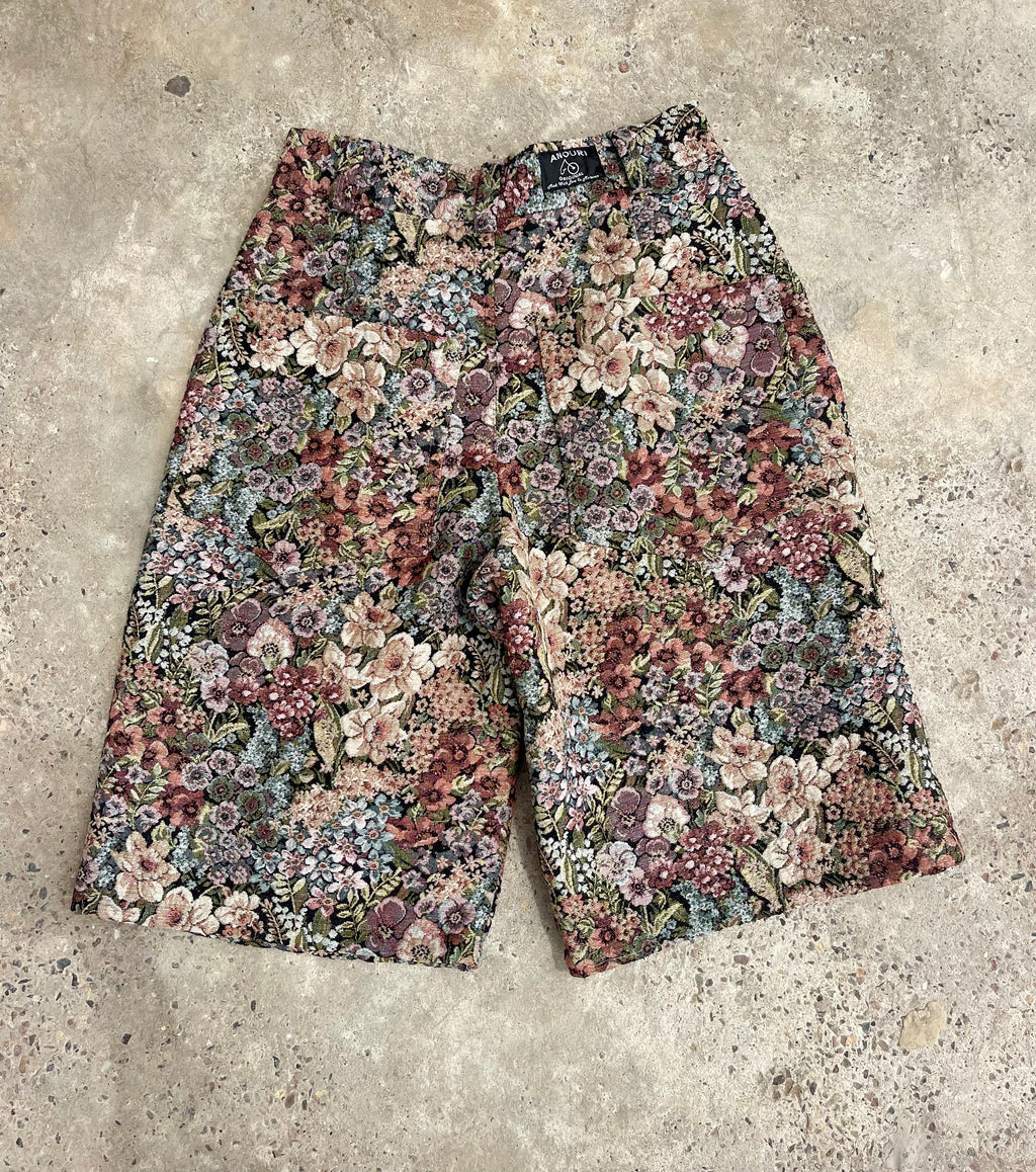 Anouris Original SHORT with wide legs Floral print “Carpet” UNISEX