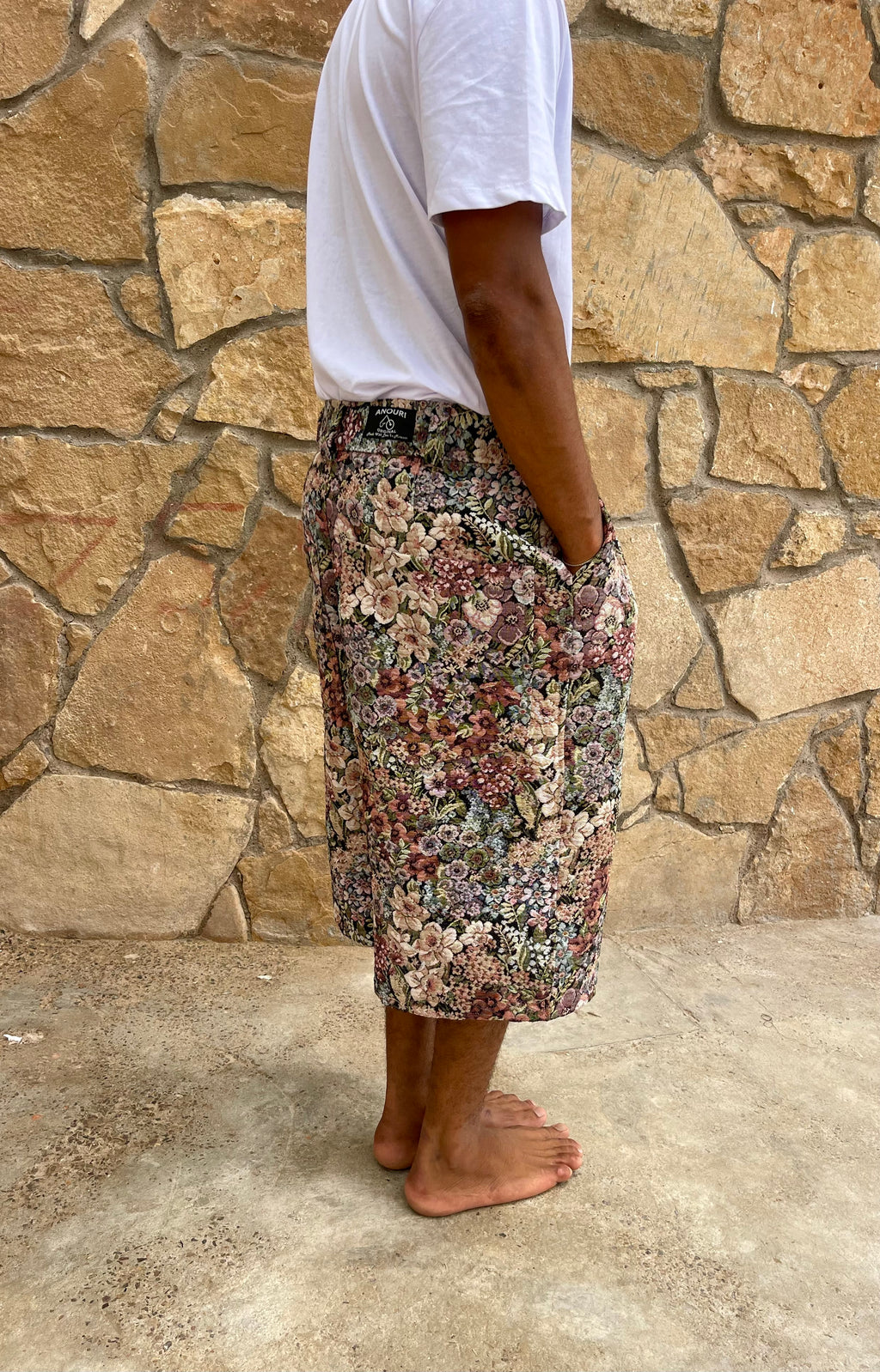 Anouris Original SHORT with wide legs Floral print “Carpet” UNISEX