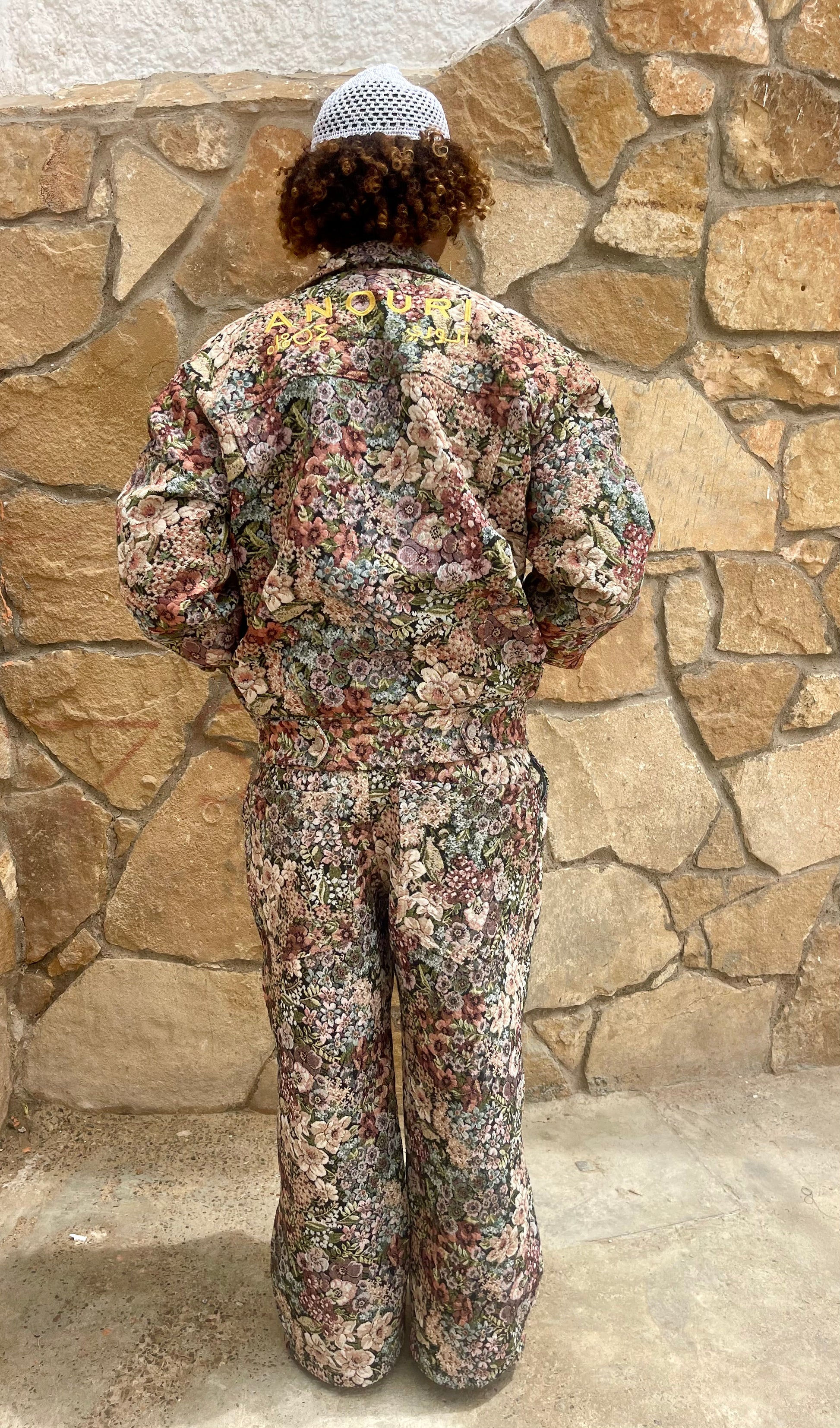 Moroccan hand made unique colourful Carpet set UNISEX