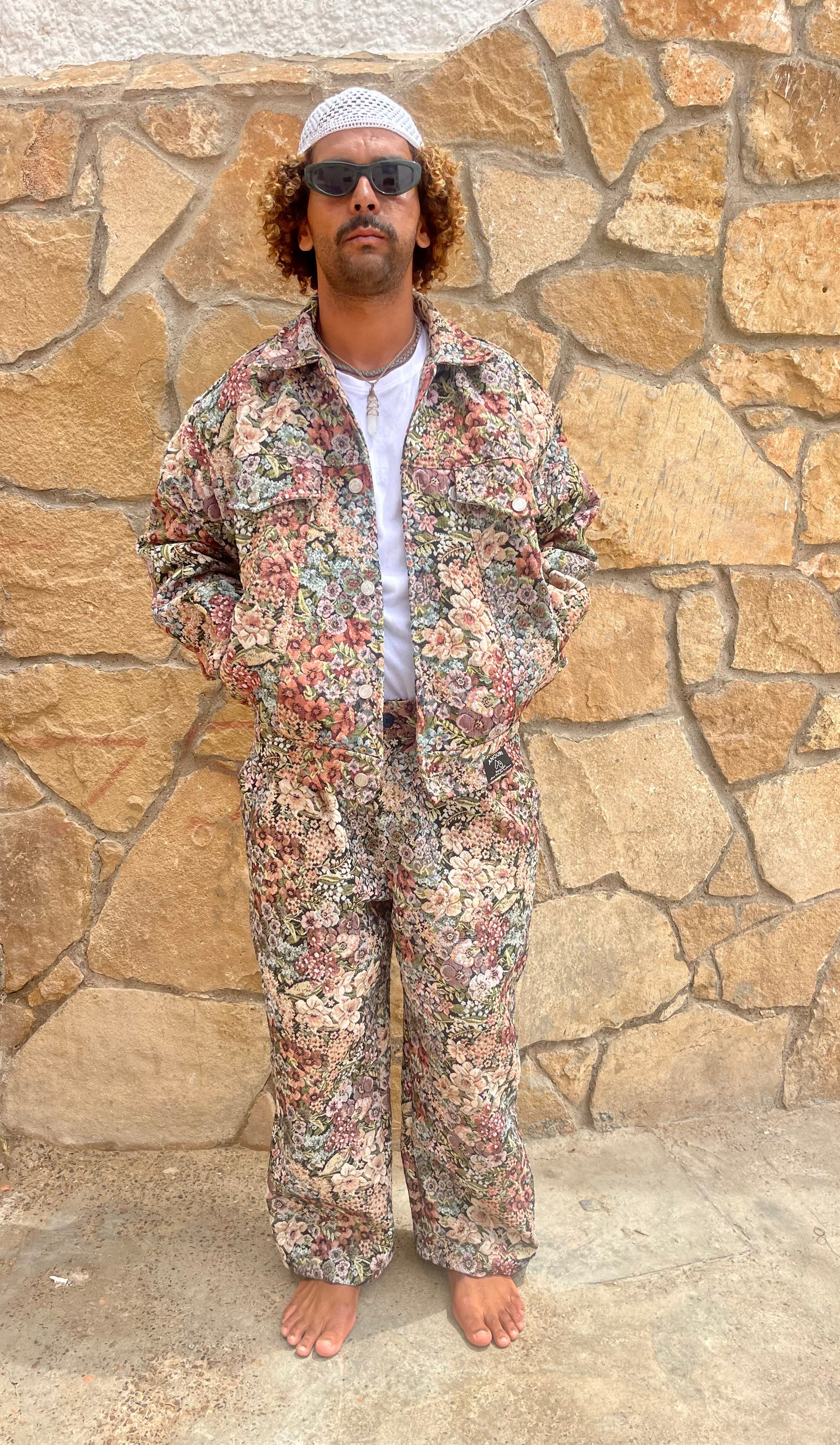 Moroccan hand made unique colourful Carpet set UNISEX