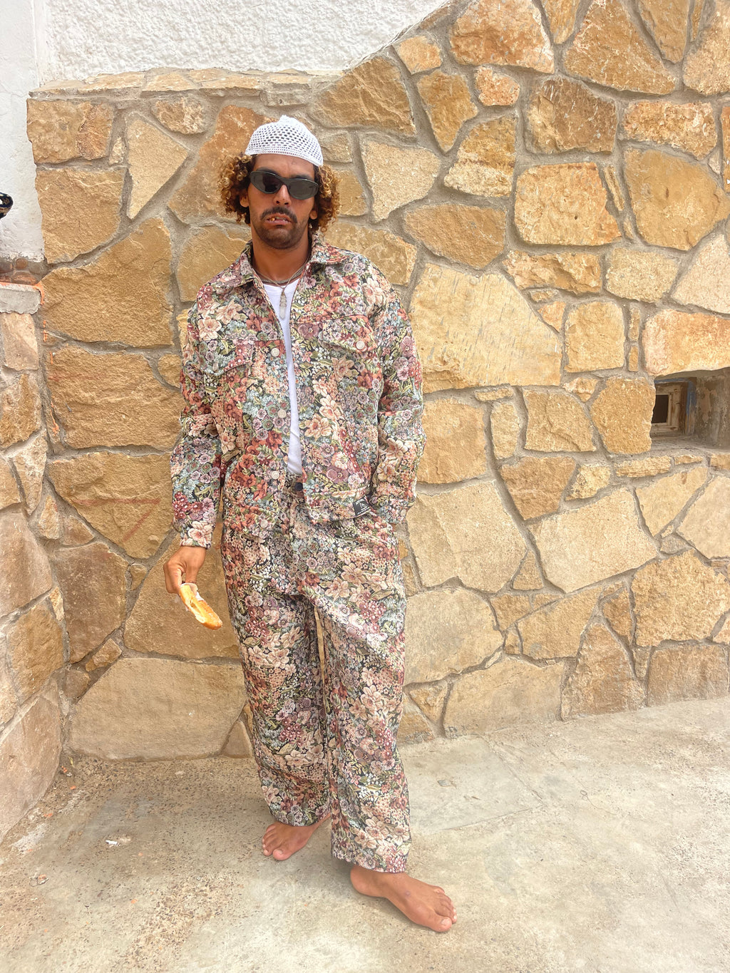 Moroccan hand made unique colourful Carpet set UNISEX