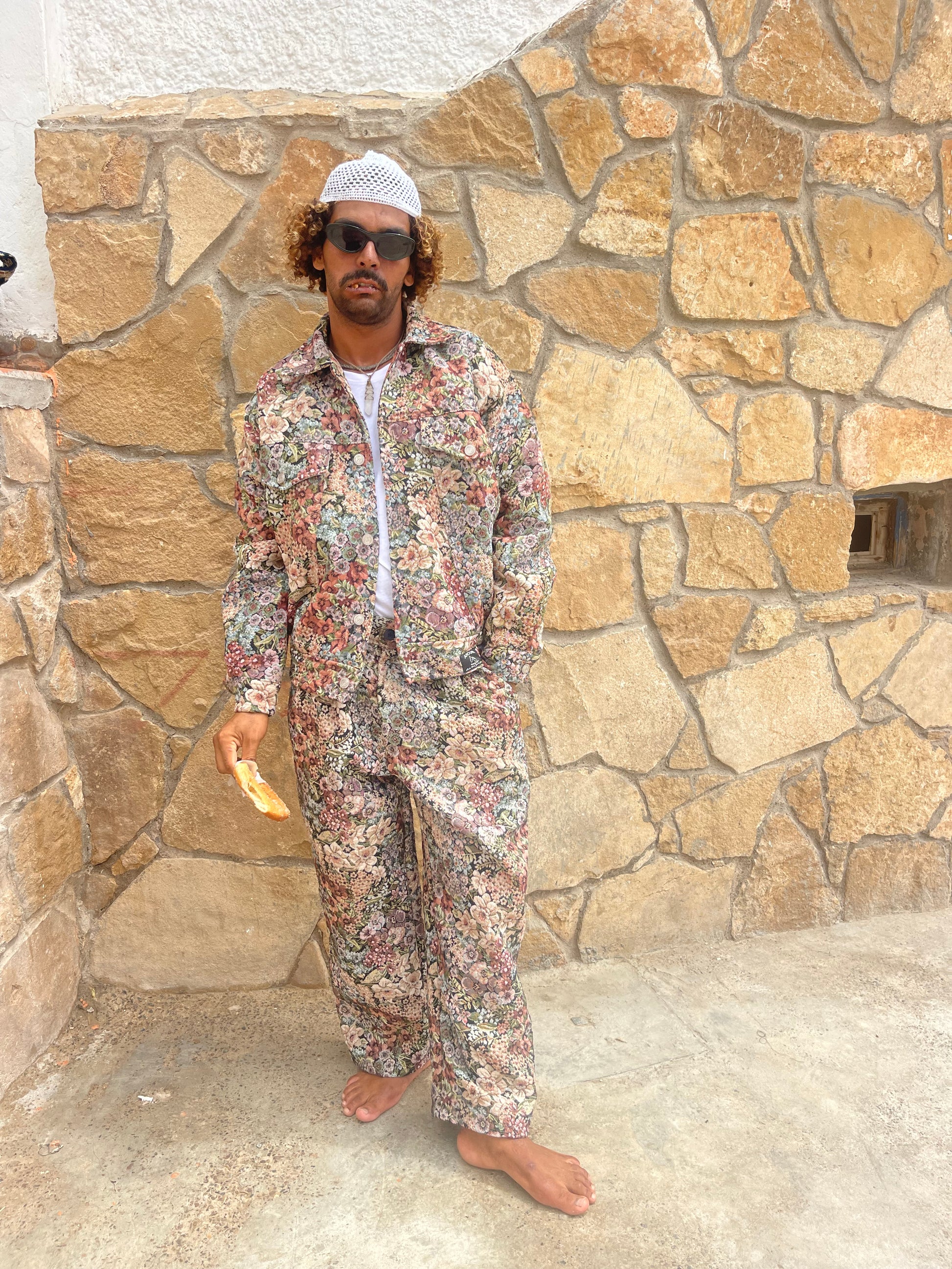 Moroccan hand made unique colourful Carpet set UNISEX