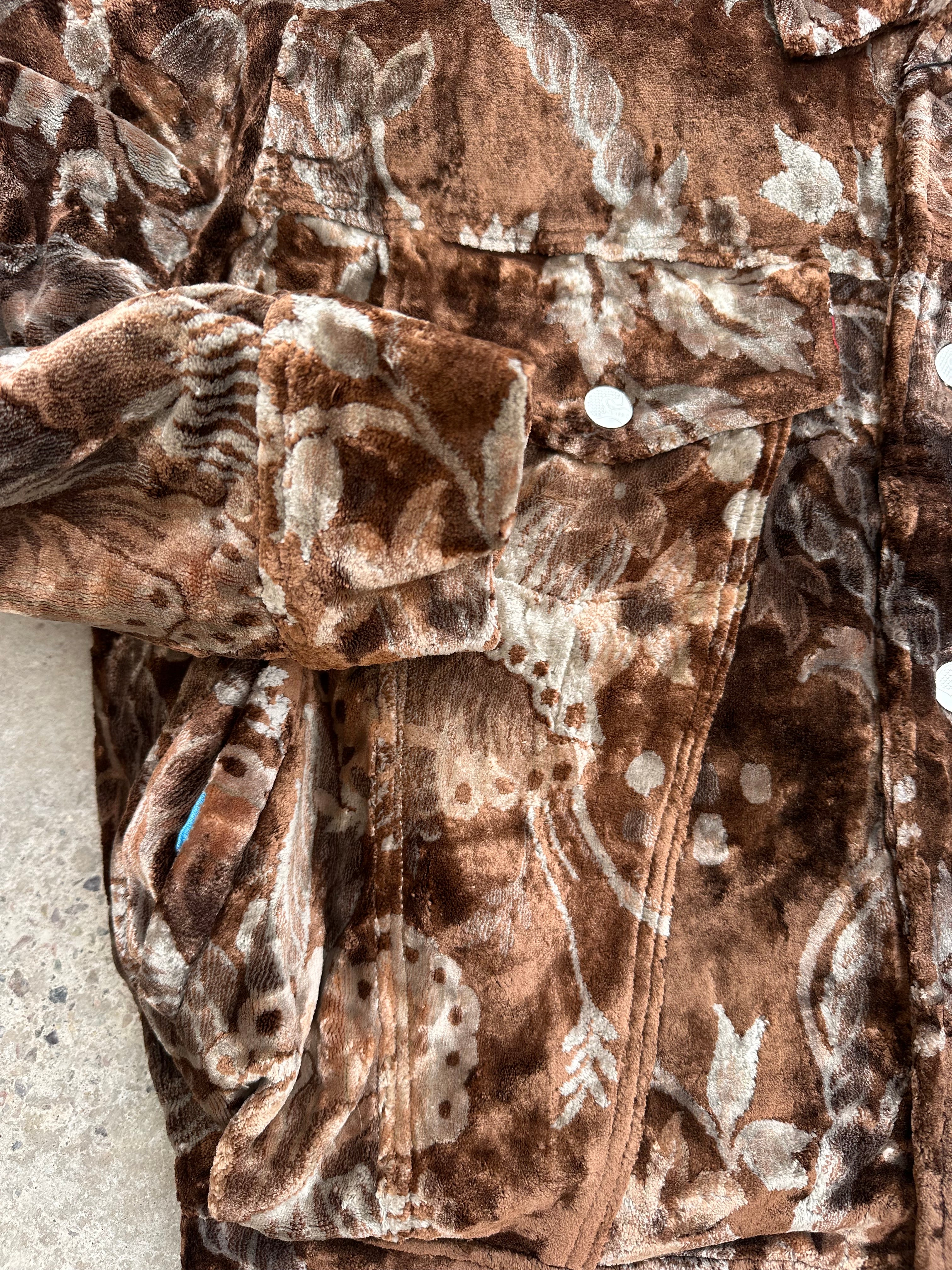 Moroccan hand made brown carpet Jacket UNISEX