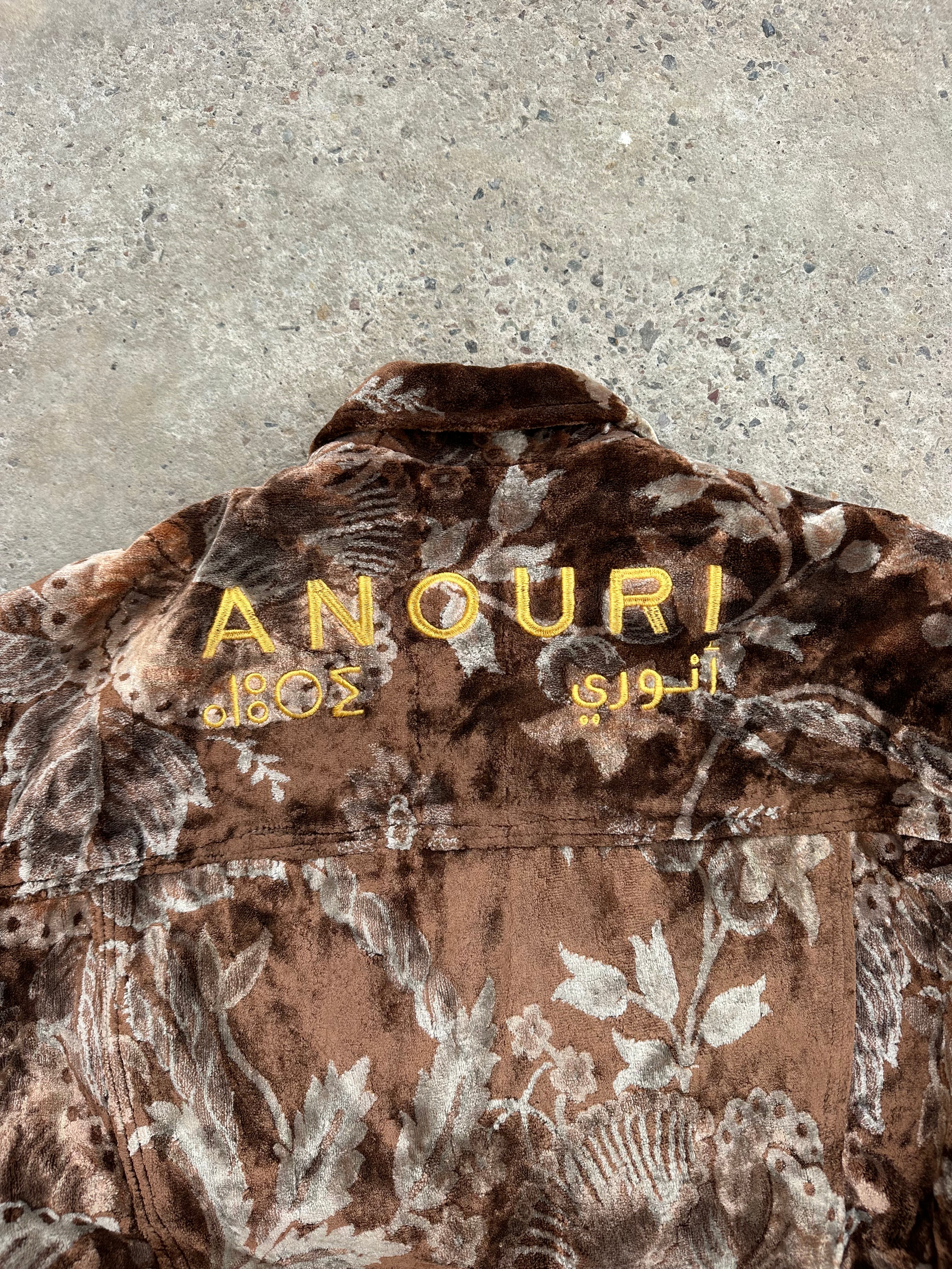 Moroccan hand made brown carpet Jacket UNISEX