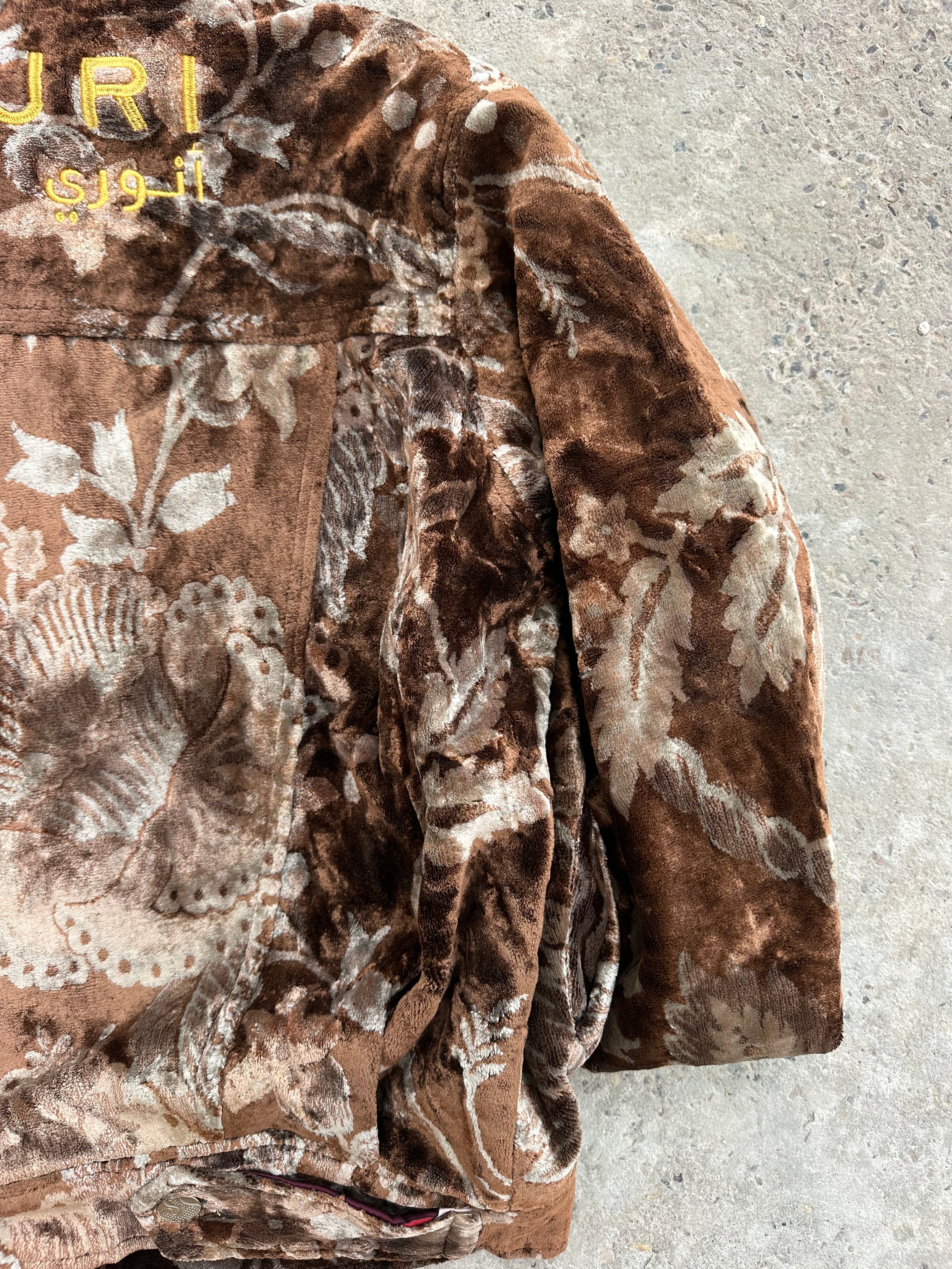 Moroccan hand made brown carpet Jacket UNISEX