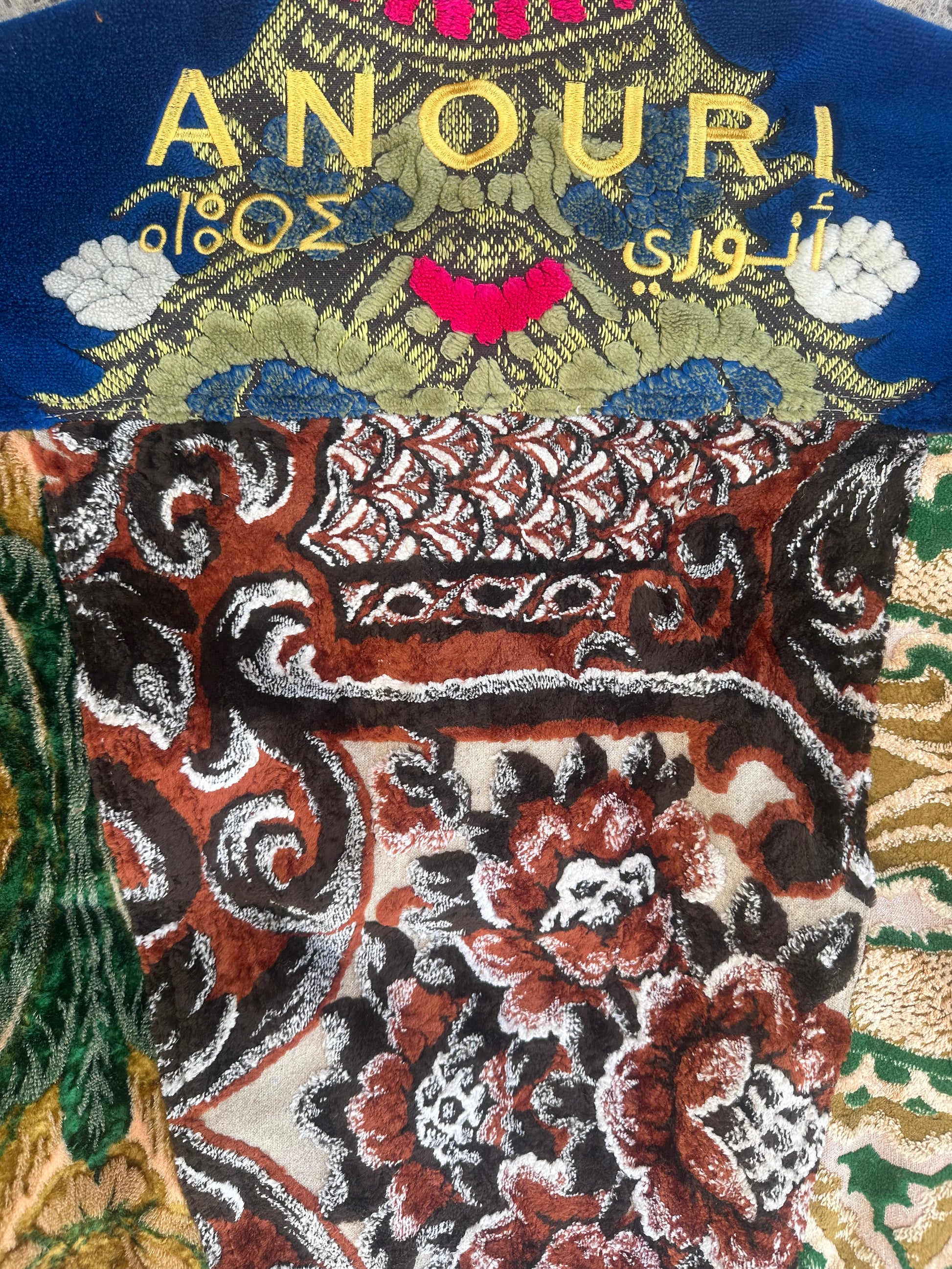 Moroccan hand made Patchwork with unique design carpet Jacket UNISEX