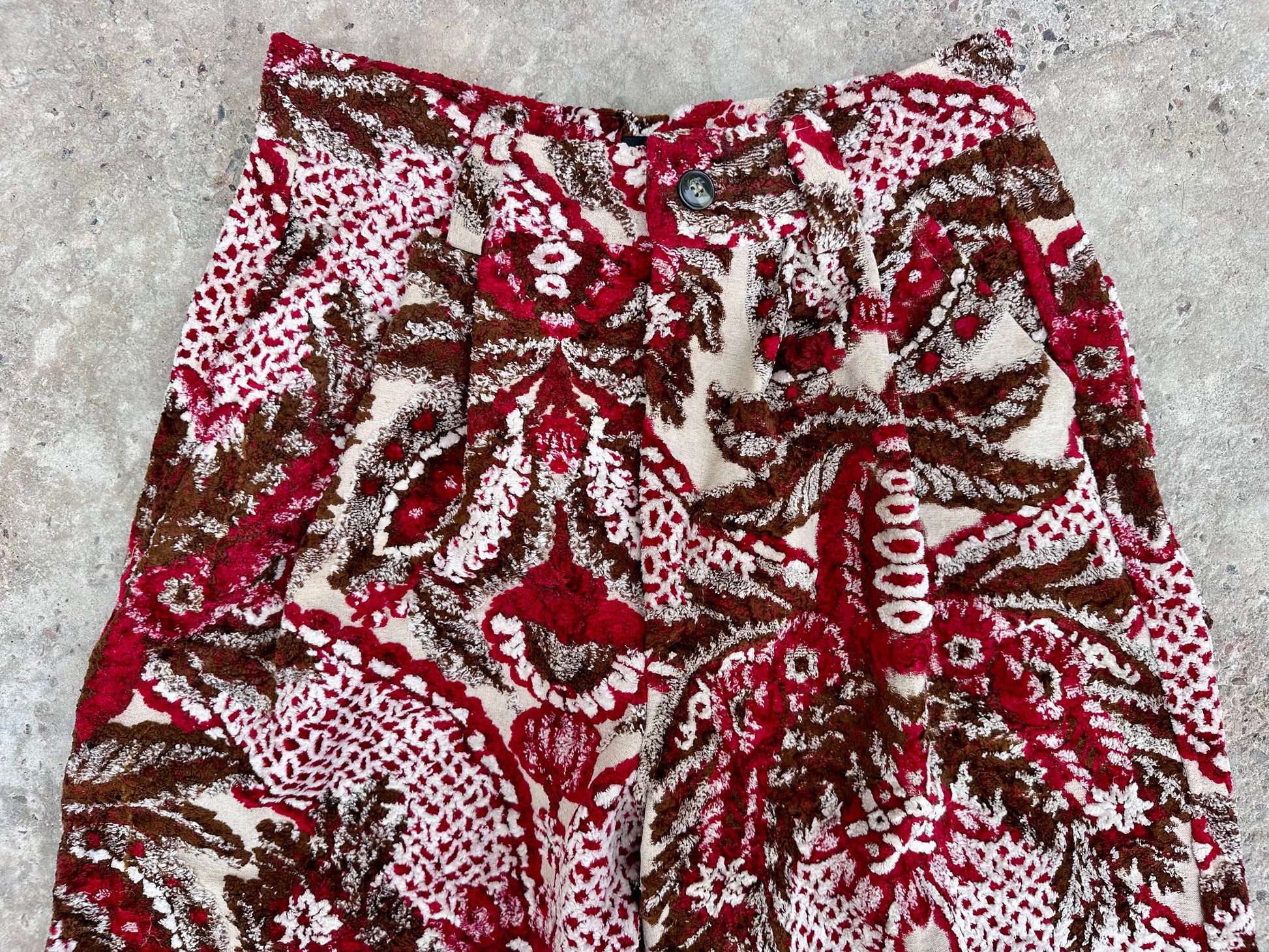 Anouris Original PANT with wide legs Red print “Carpet” UNISEX