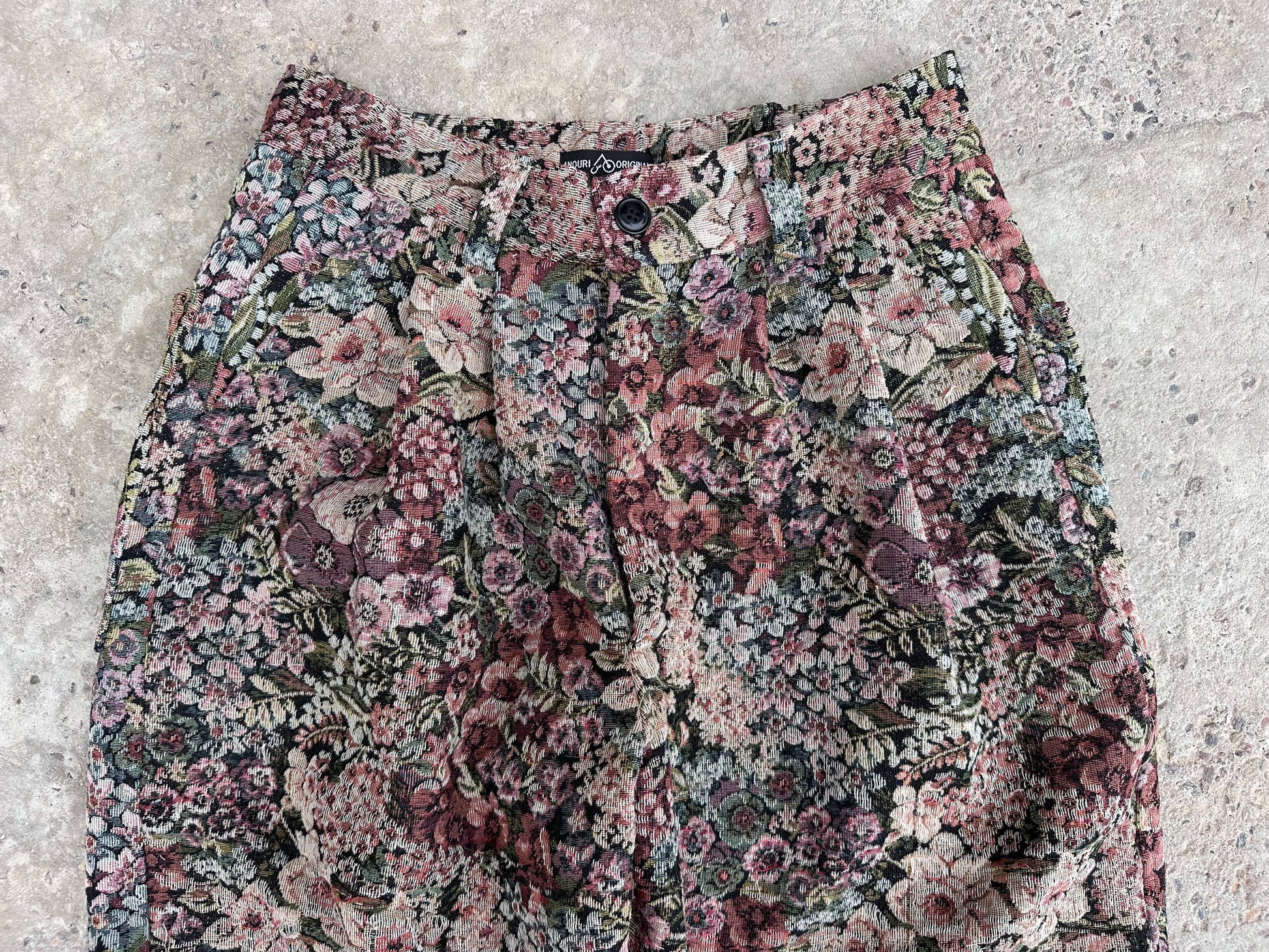 Anouris Original PANT with wide legs Floral print “Carpet” UNISEX
