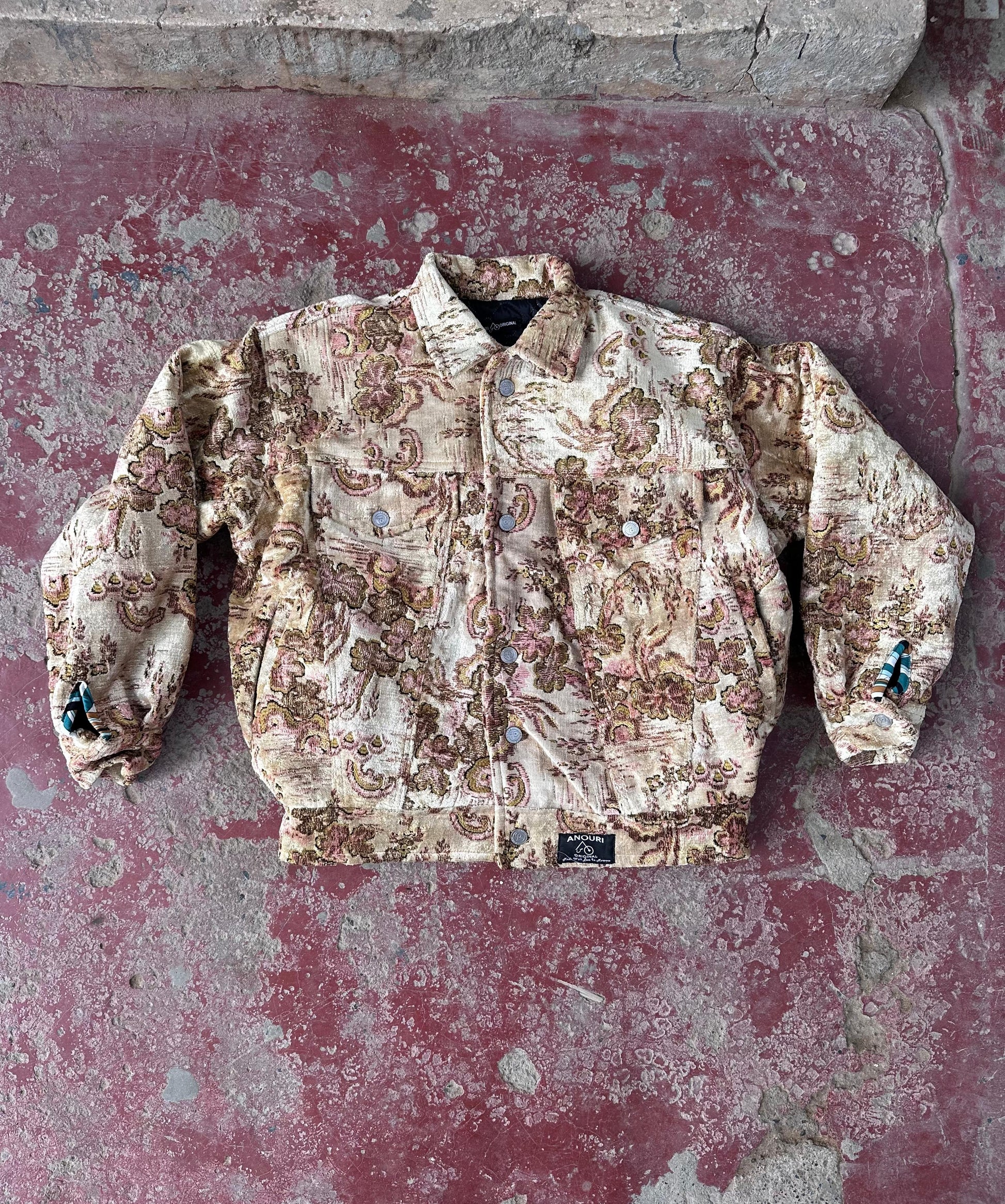 Moroccan hand made yellow with unique design carpet Jacket UNISEX